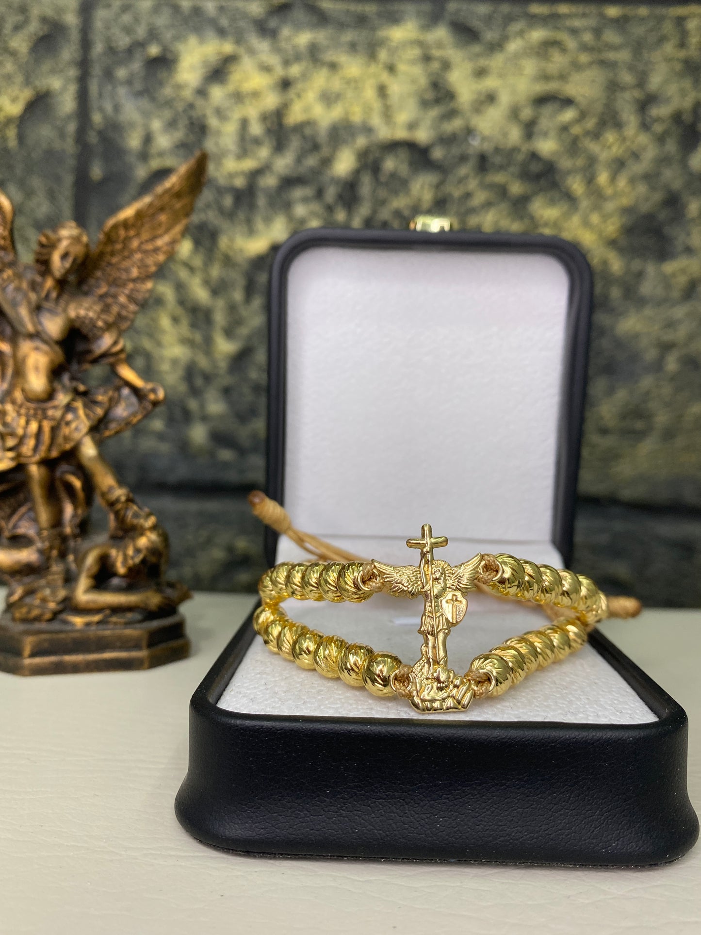 Pulsera San Miguel Arcángel doble carril