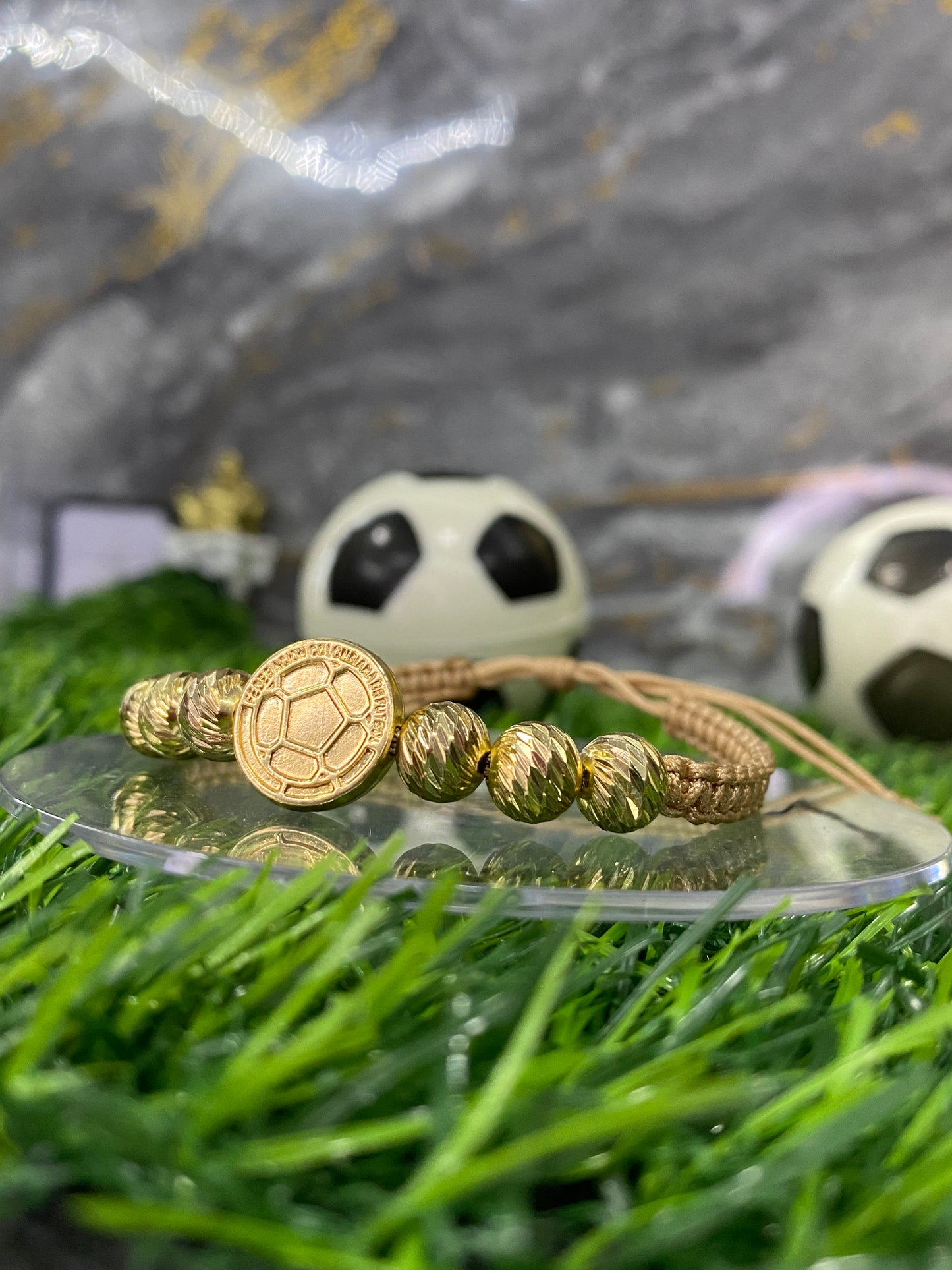 Pulsera Selección Colombia #8 Tipo Oro