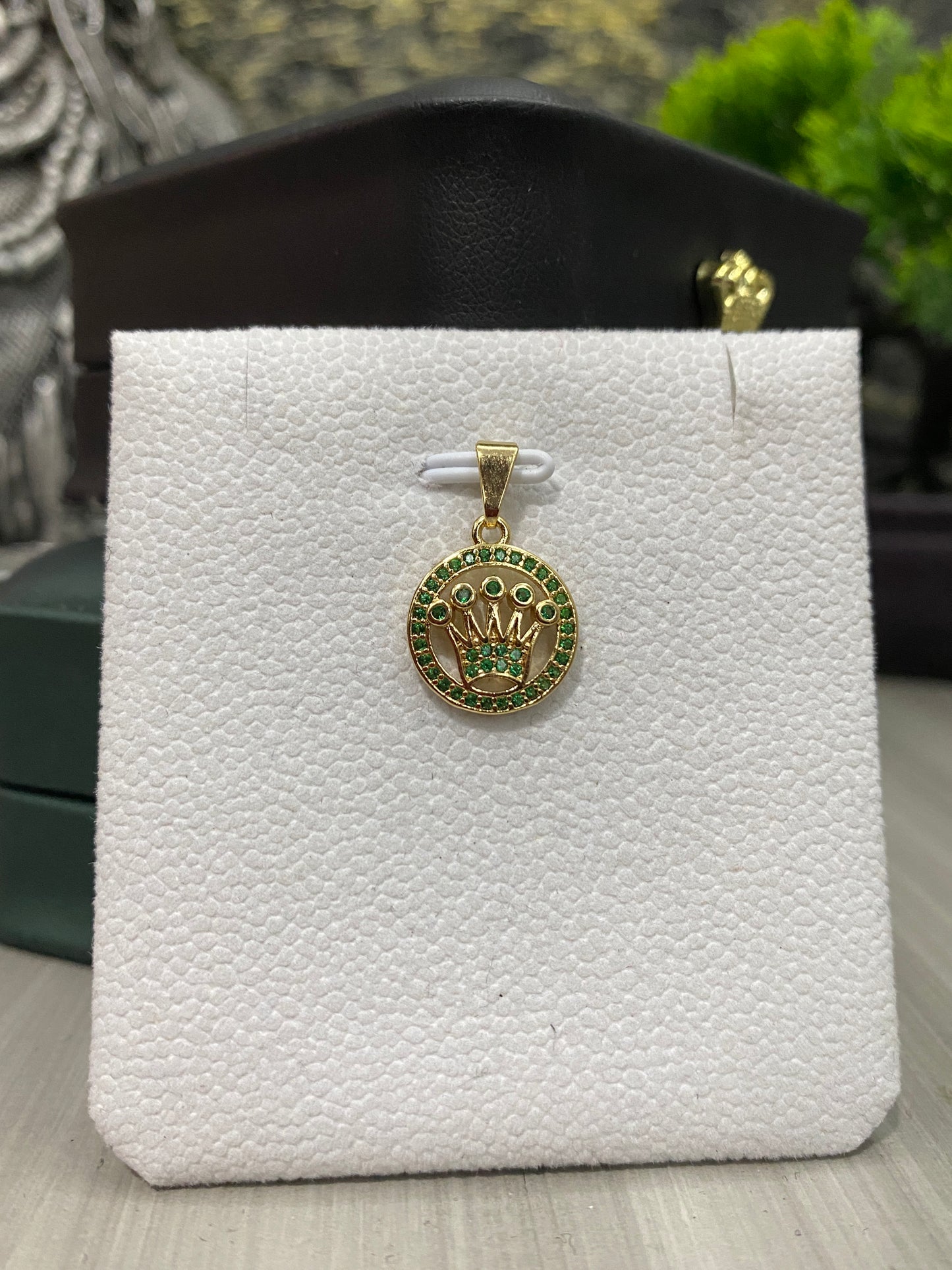 Dije Rolex Circones verdes