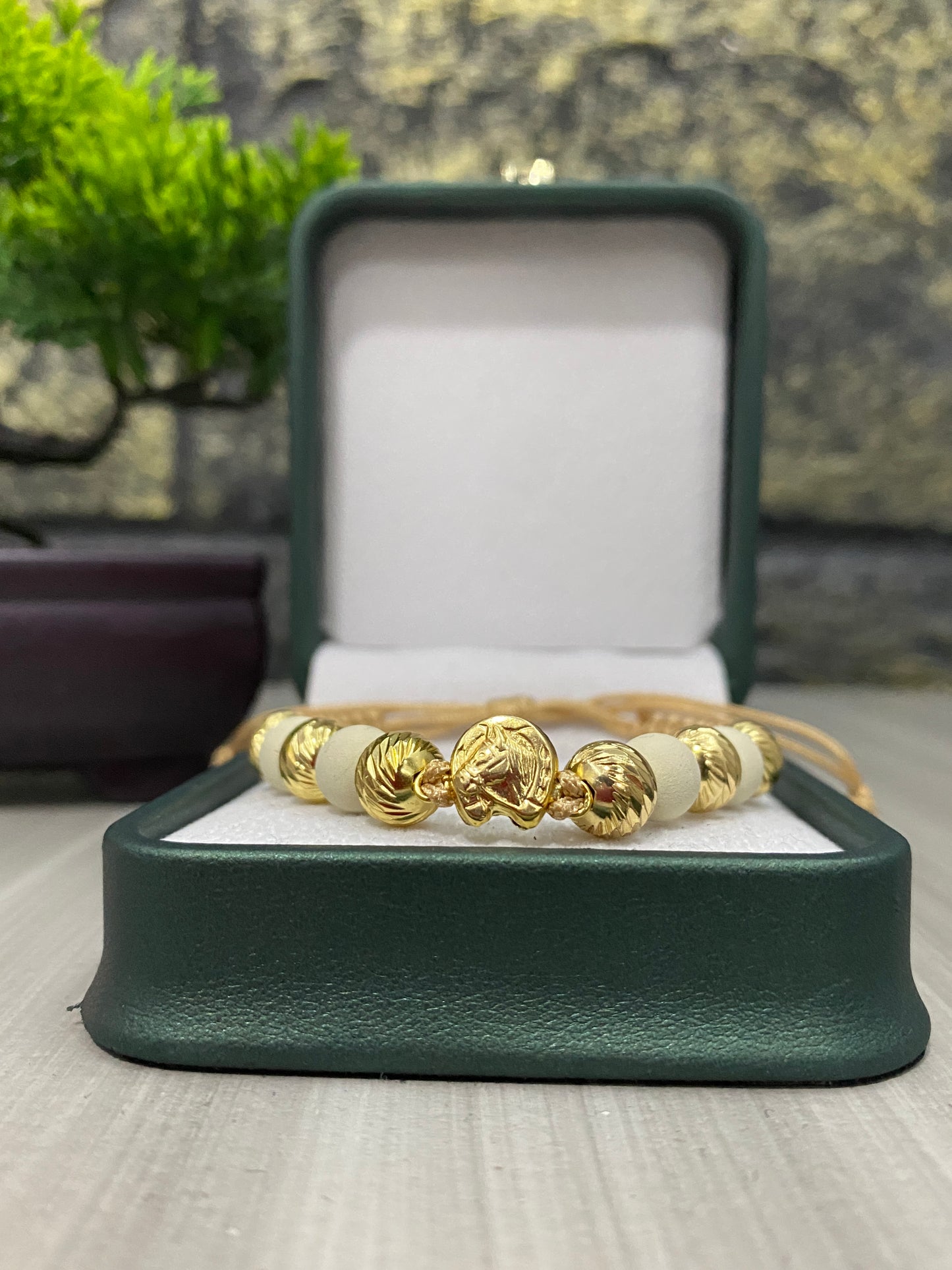 Pulsera Equina #8 tipo oro