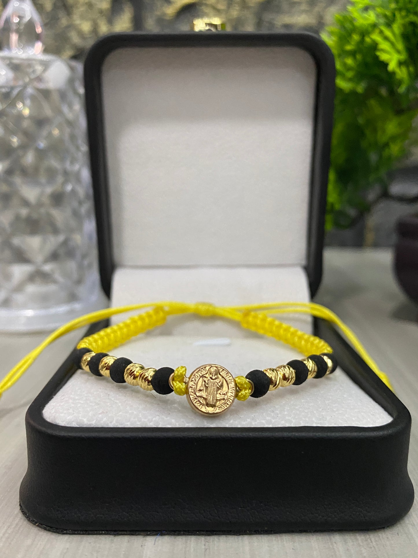 Pulsera San Benito 8 balines #4 diamantados