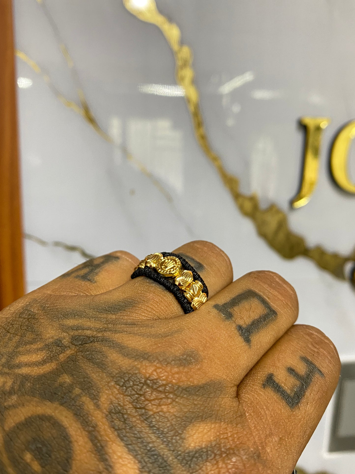 Anillo rolex barriles mixto