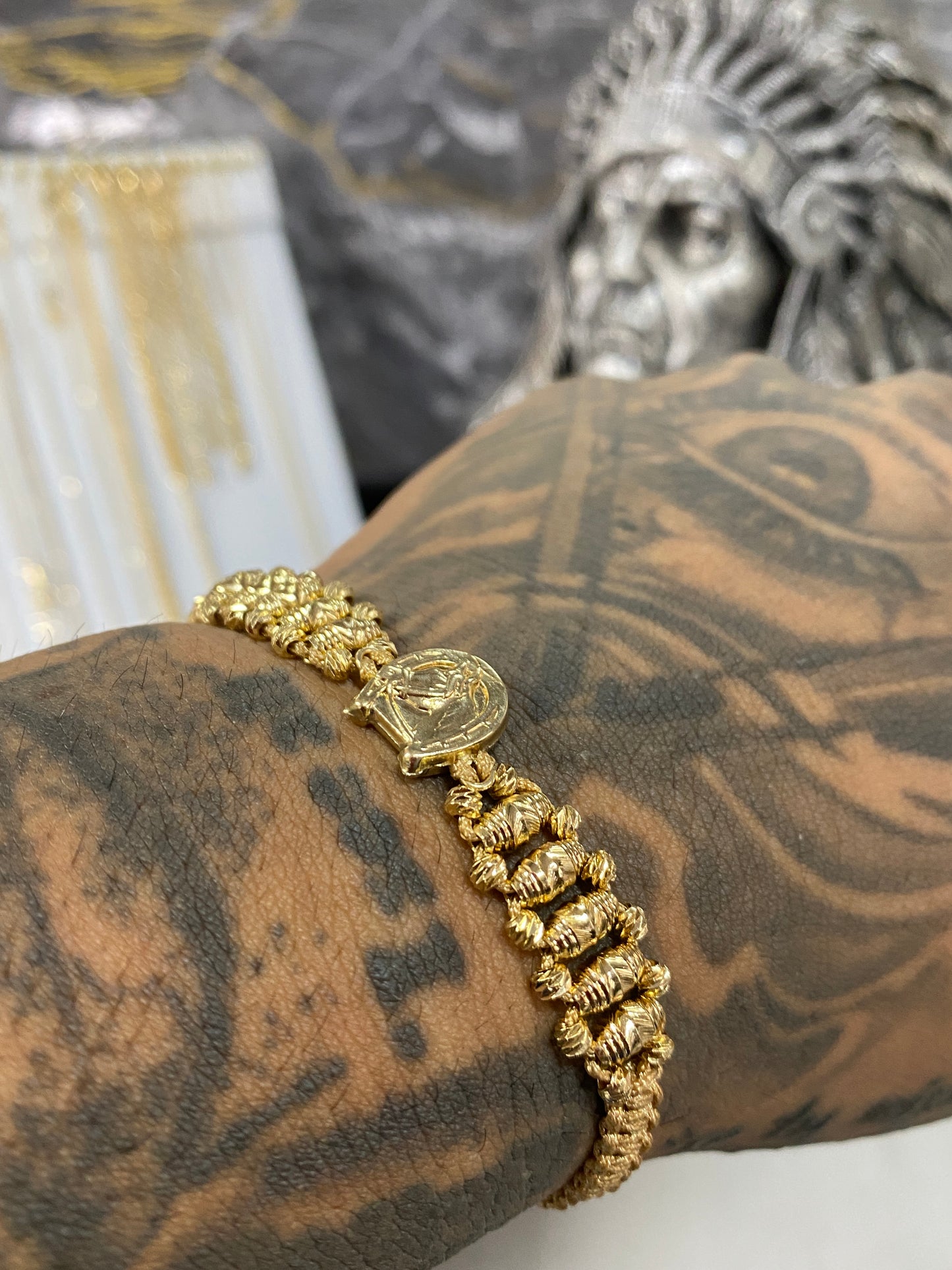 Pulsera barril 3 carriles equina