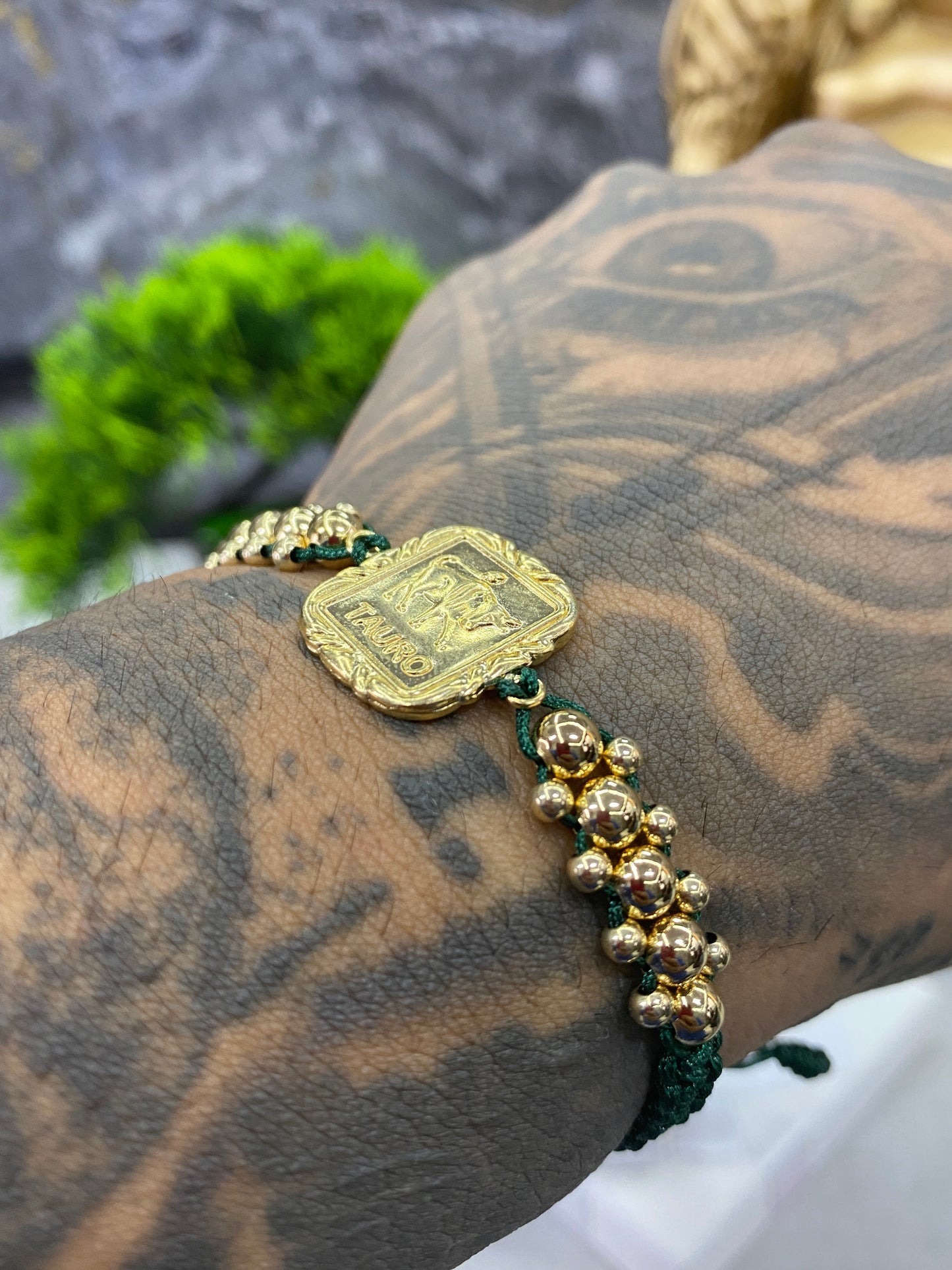 Pulsera zodiacal 3 carriles lisa TAURO