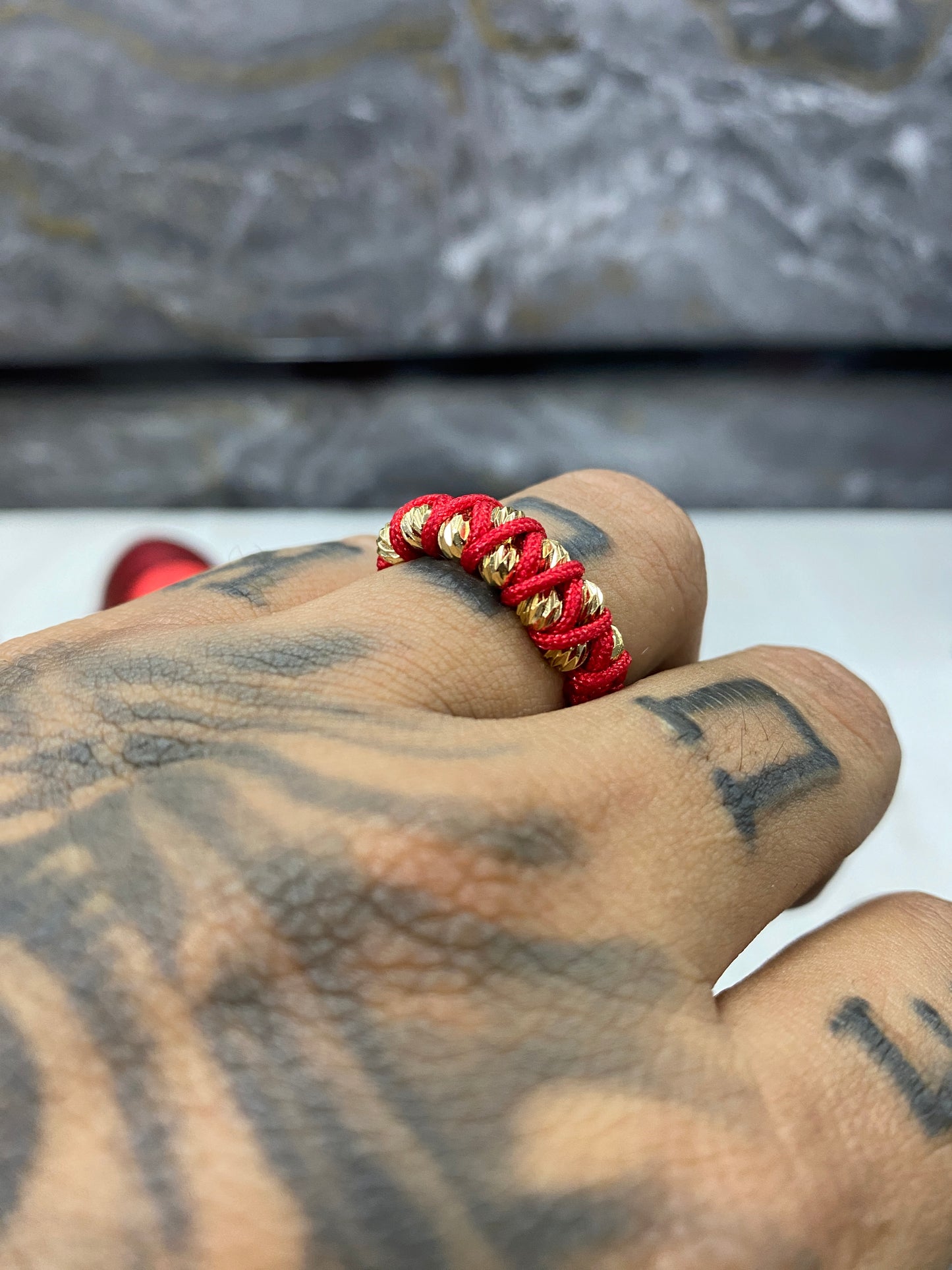 Anillo zigzag diamantado #4