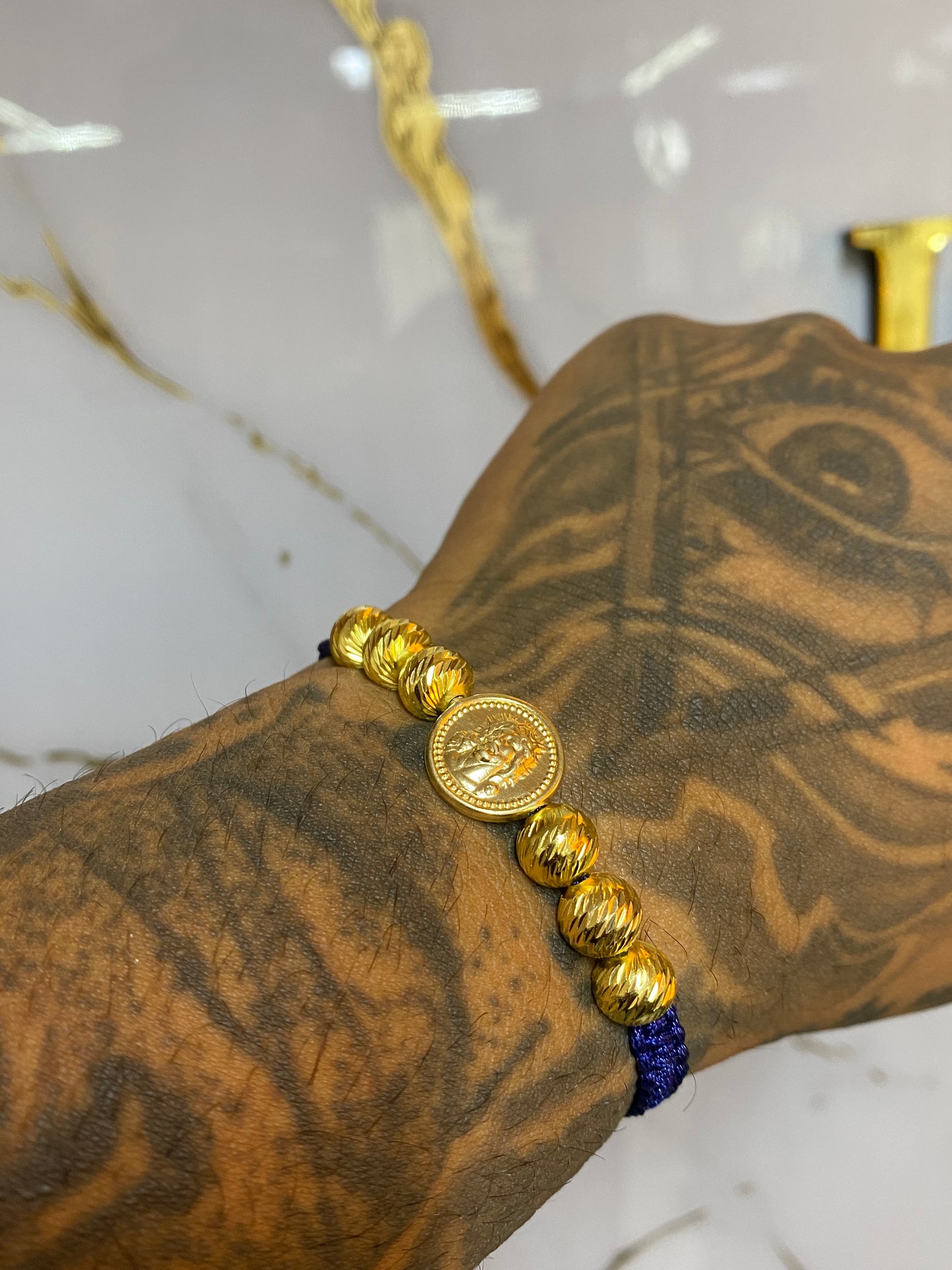 Pulsera Jesucristo 6 balines #8