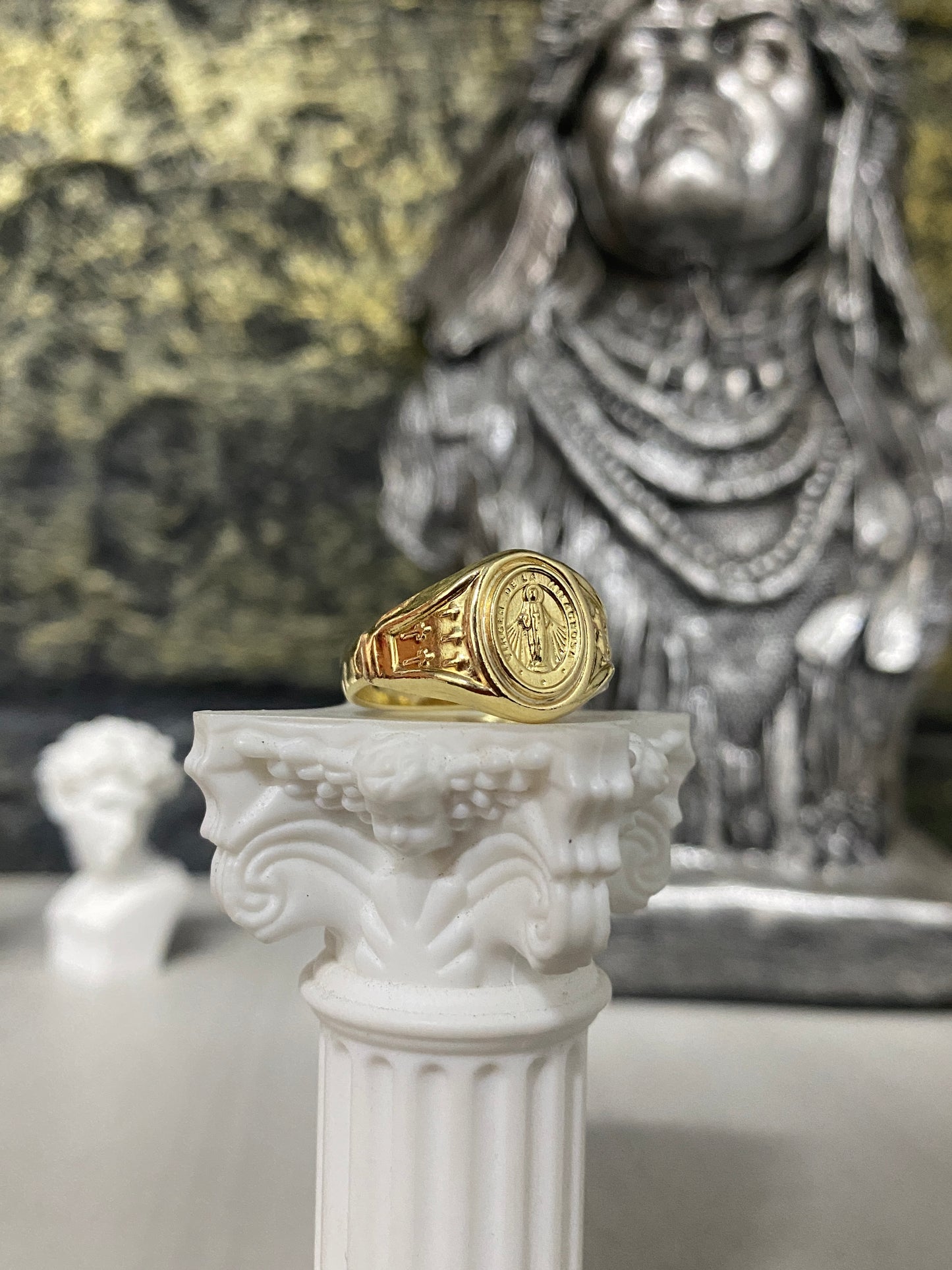 Anillo Virgen milagrosa Troquelado