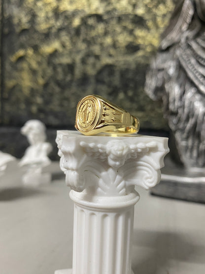 Anillo Virgen milagrosa Troquelado Talla 12
