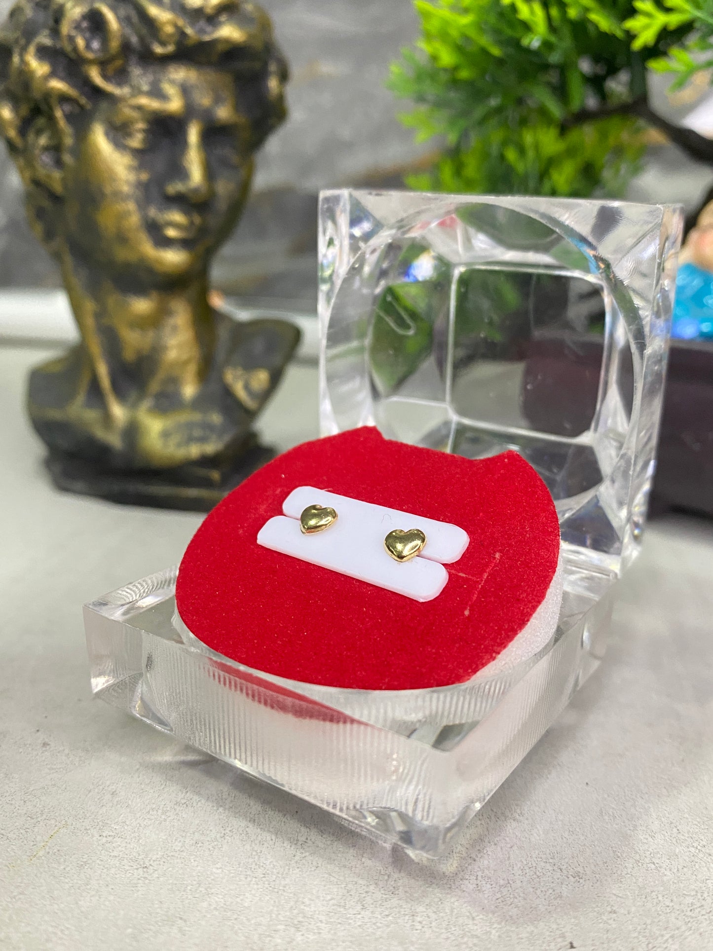 Topos Corazon mini liso Rosca seguridad