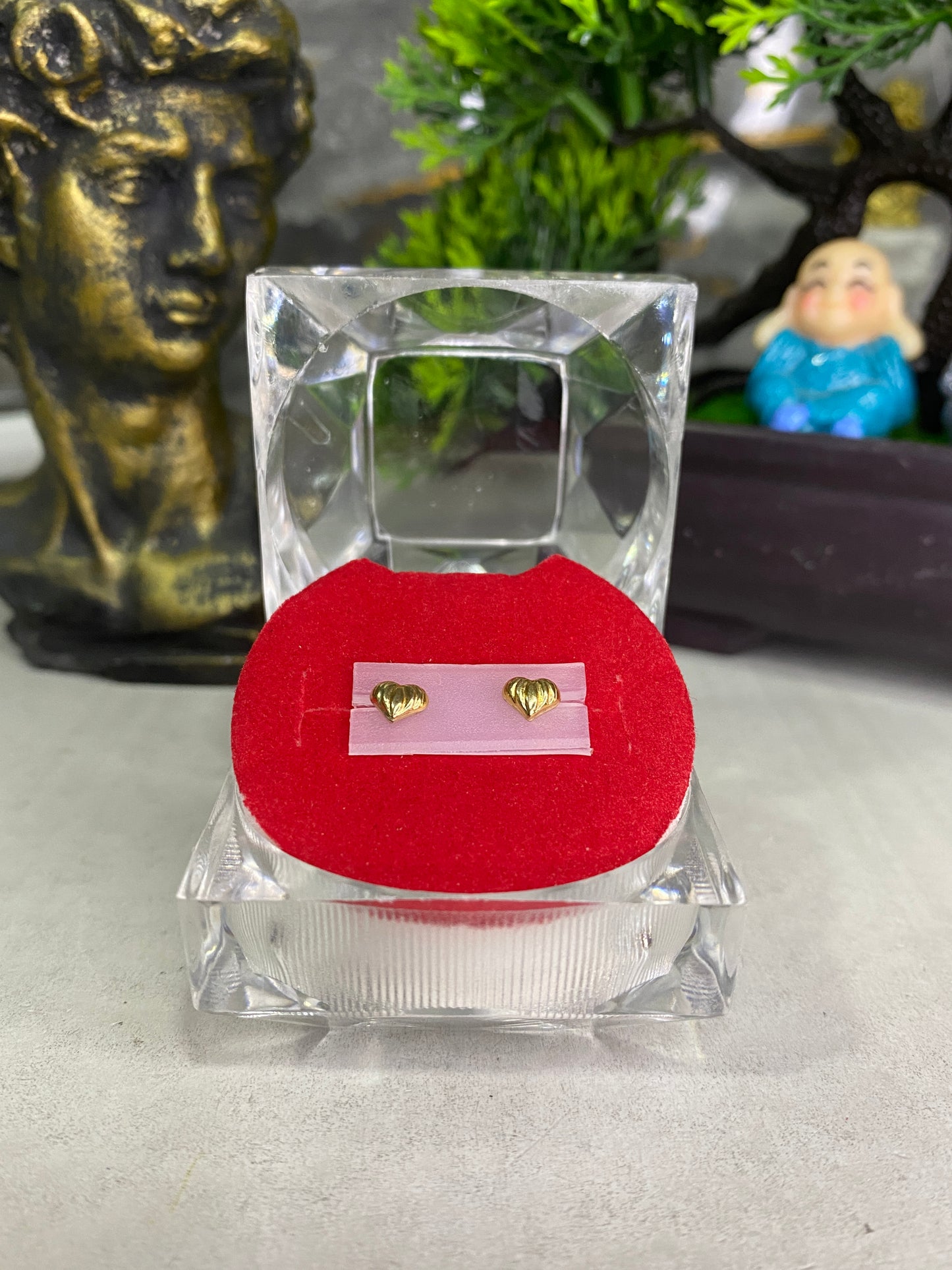 Topos corazón diamantado mini Rosca seguridad
