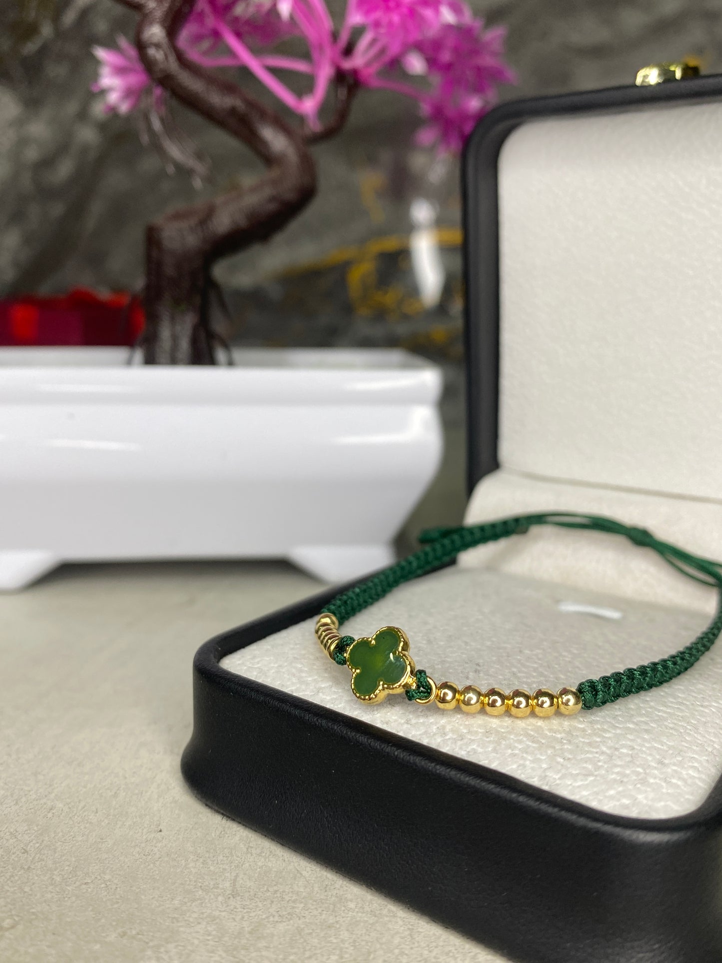 Pulsera Van Cleef verde #3 lisa