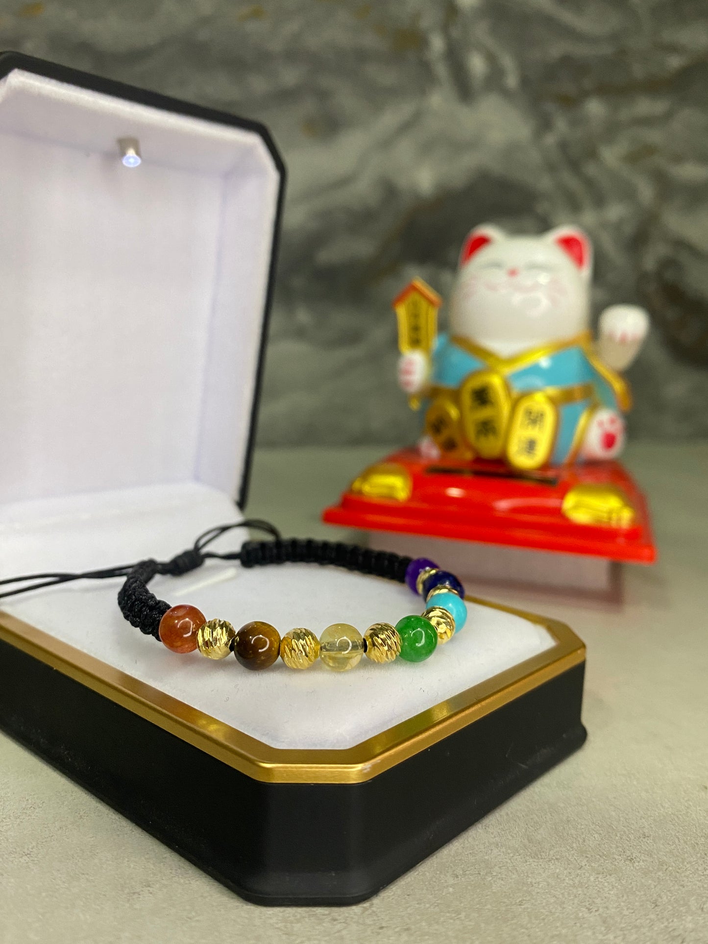Pulsera 7 chakras #5 diamantada