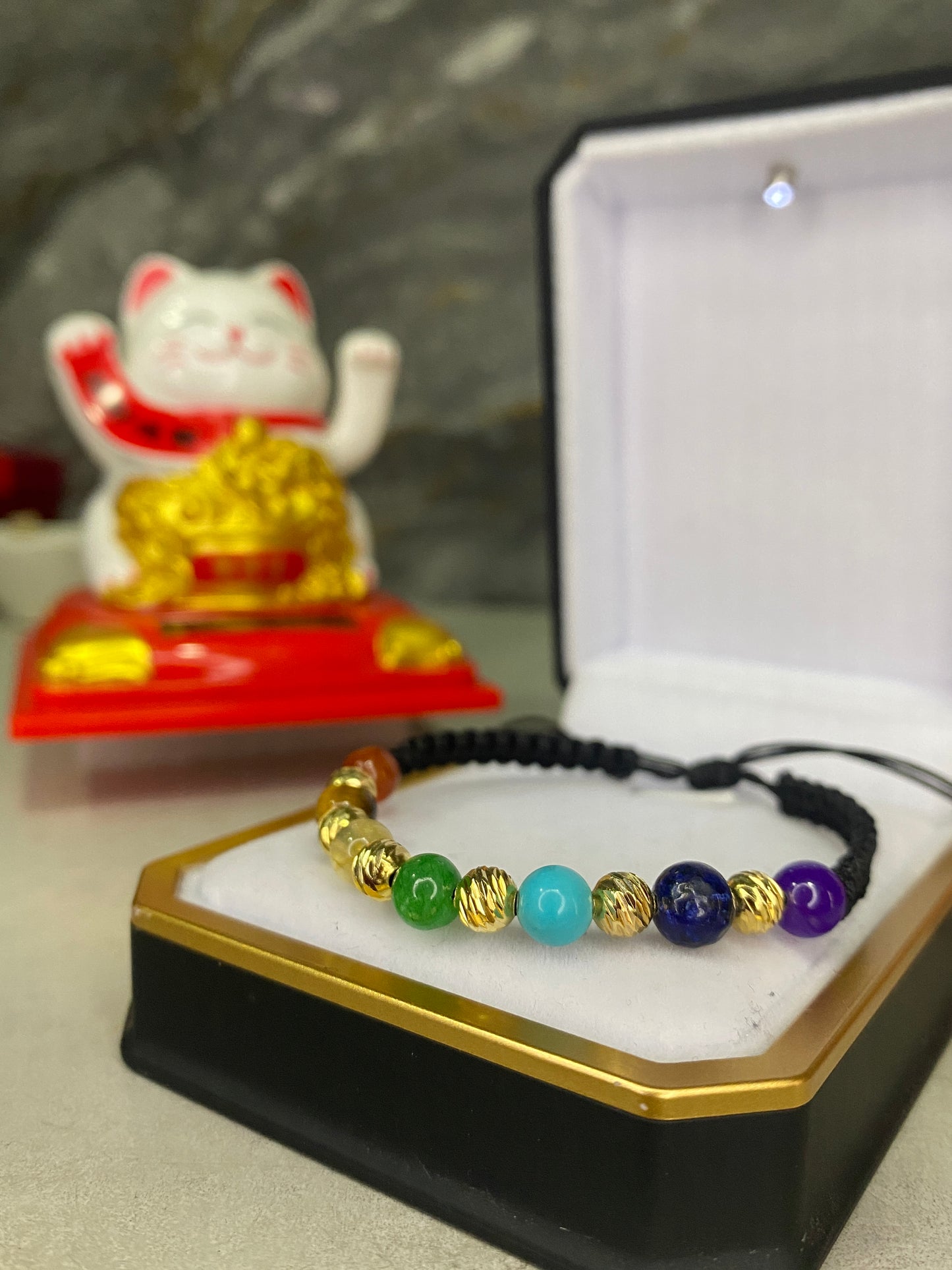 Pulsera 7 chakras #5 diamantada