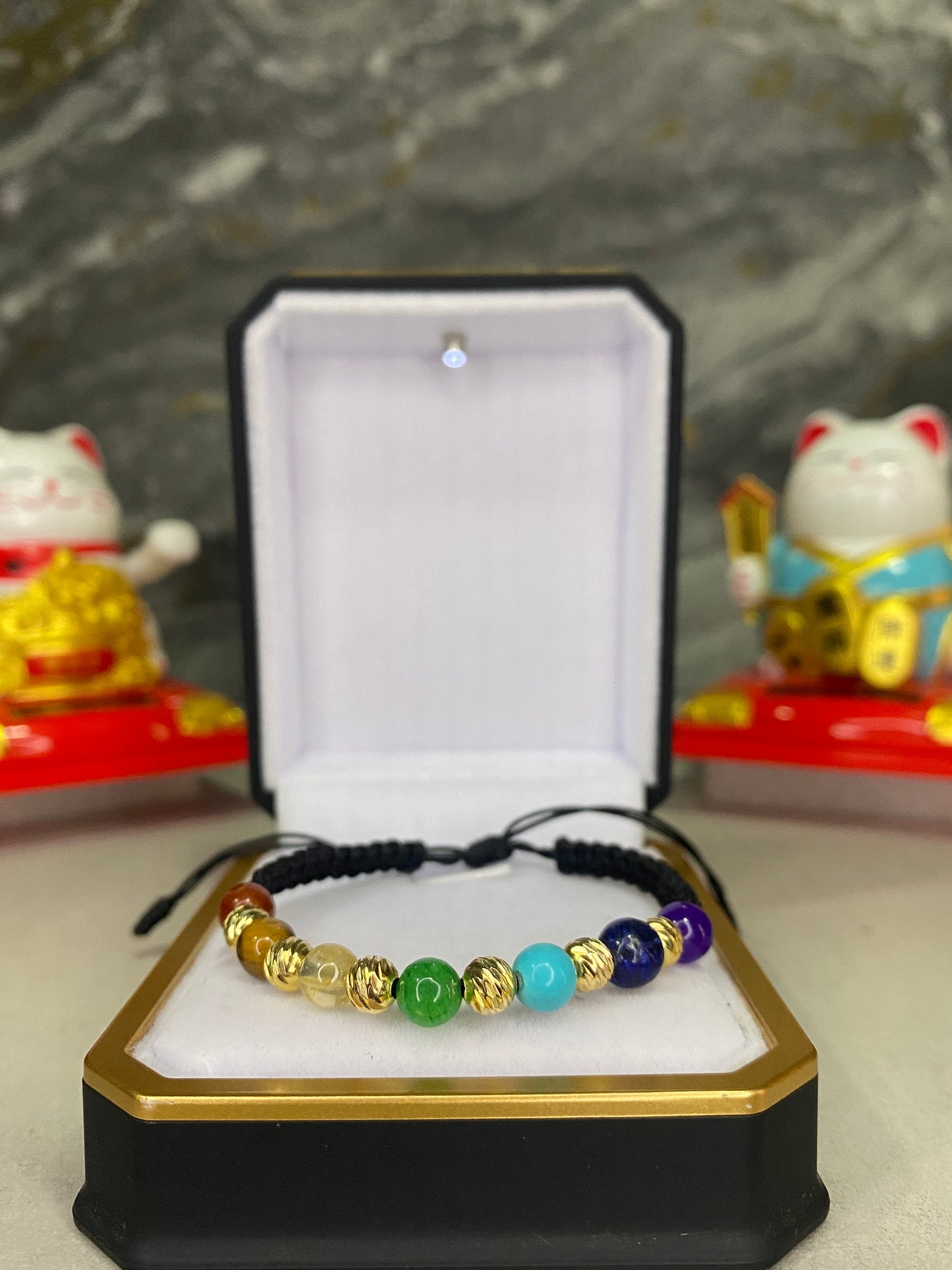 Pulsera 7 chakras #5 diamantada