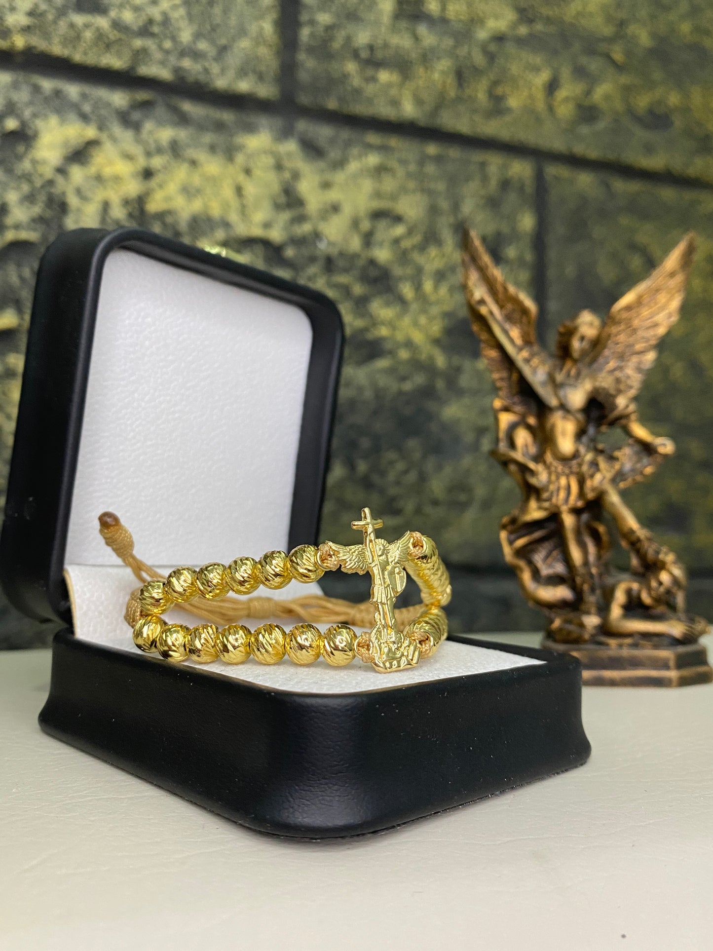 Pulsera San Miguel Arcángel doble carril