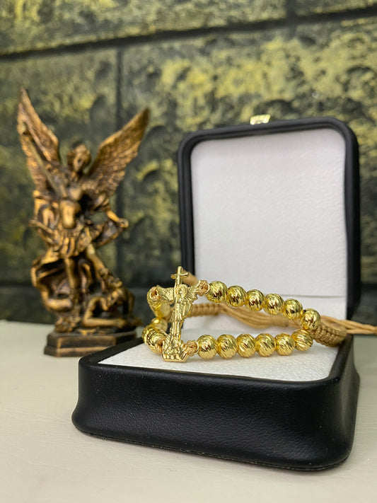 Pulsera San Miguel Arcángel doble carril