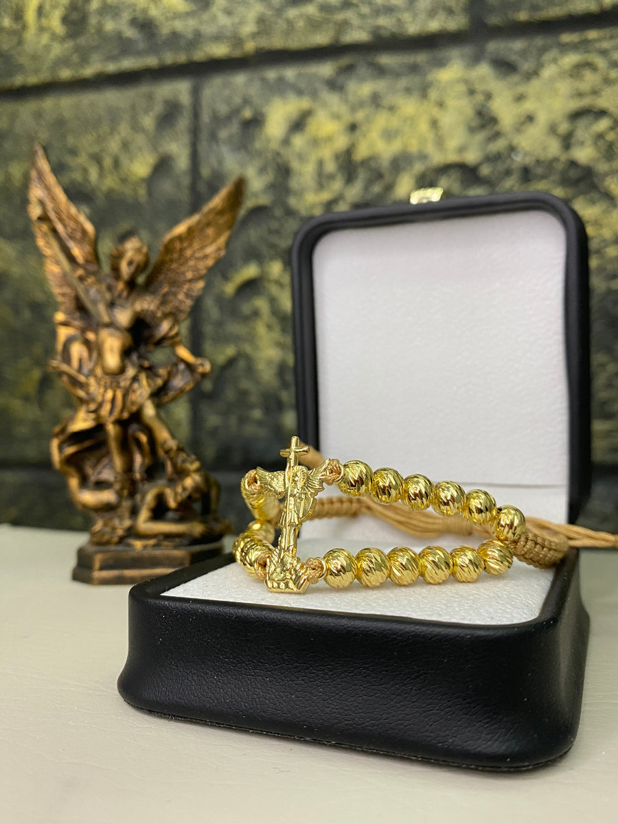 Pulsera San Miguel Arcángel doble carril