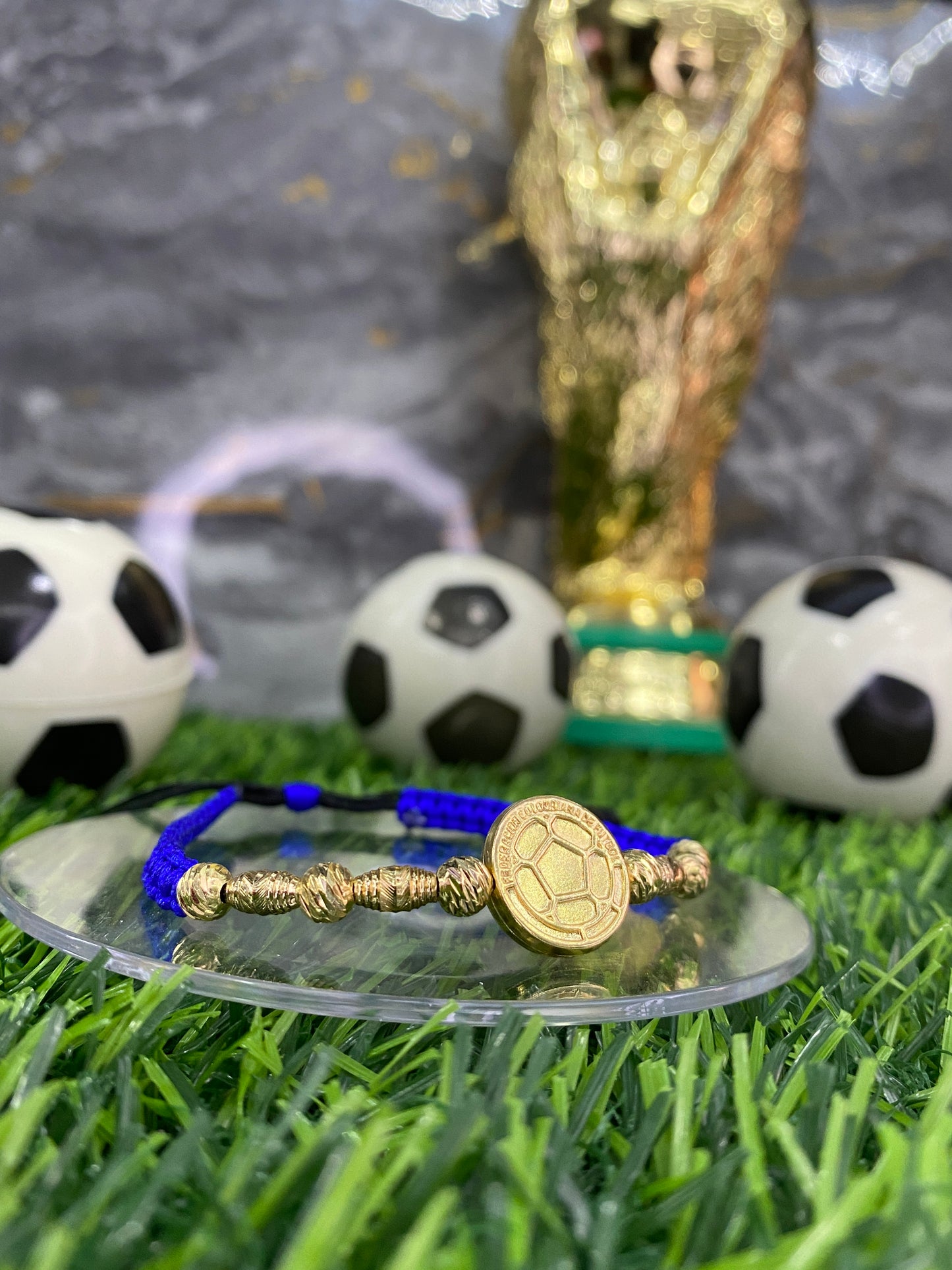 Pulsera Selección Colombia barriles clásica diamantada