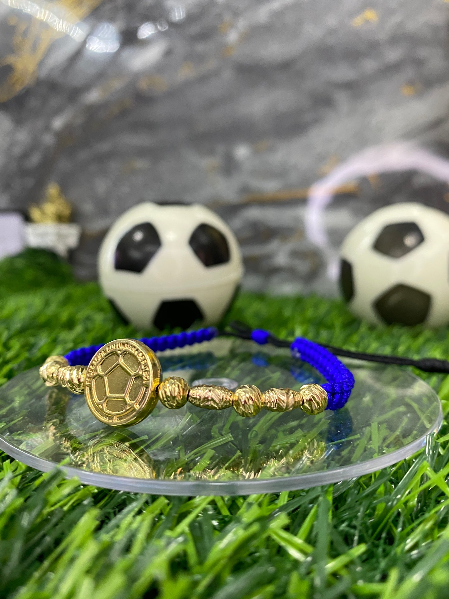 Pulsera Selección Colombia barriles clásica diamantada