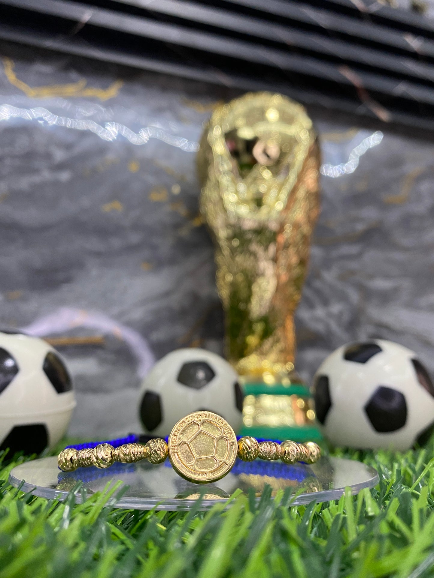 Pulsera Selección Colombia barriles clásica diamantada