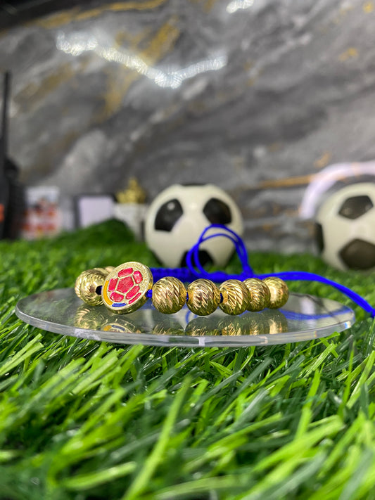 Pulsera Selección Colombia #8 Tipo Oro