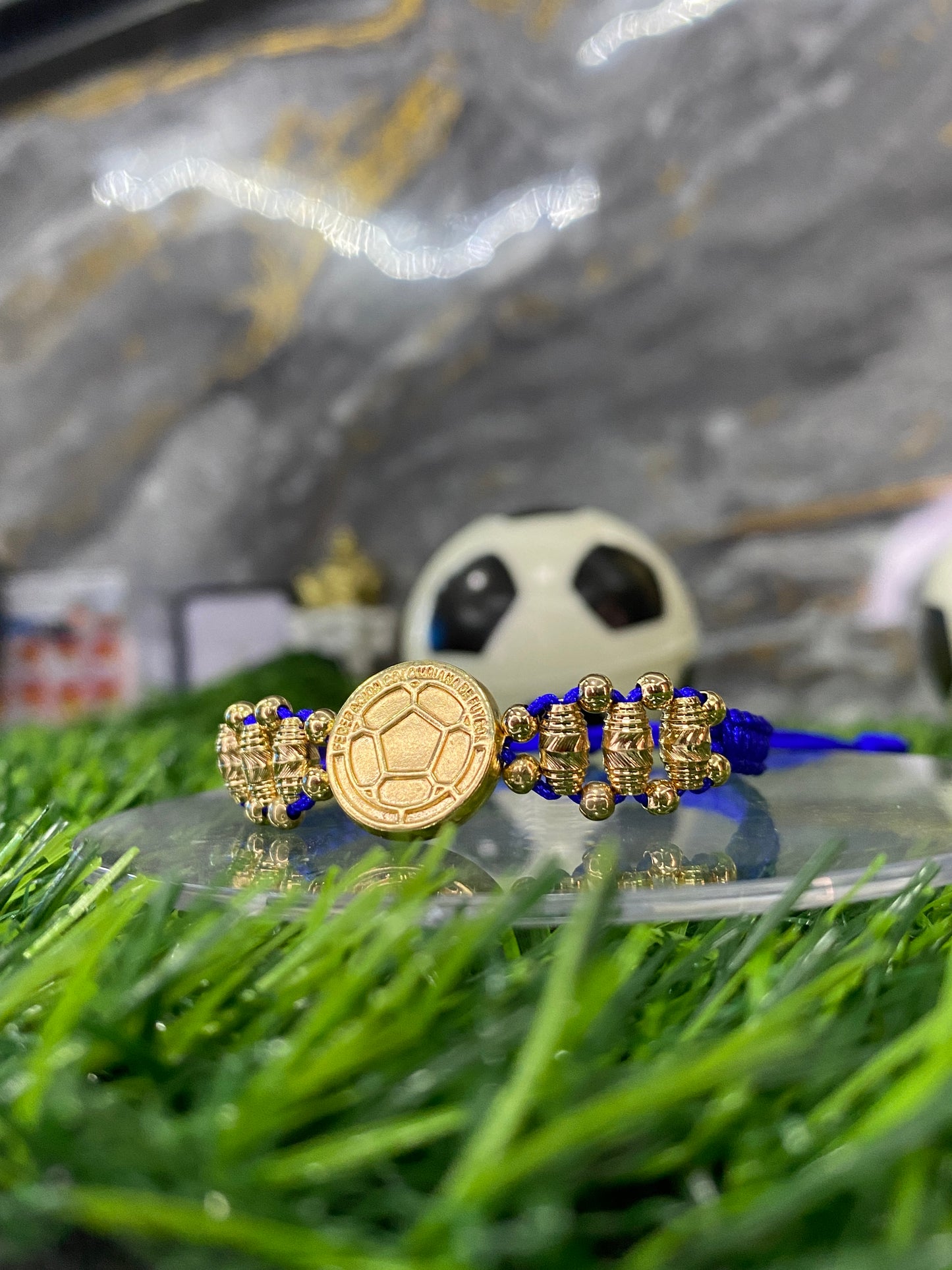 Pulsera Selección Colombia barriles 3 carriles lisa