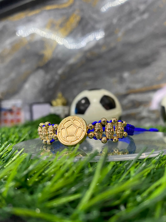 Pulsera Selección Colombia barriles 3 carriles lisa
