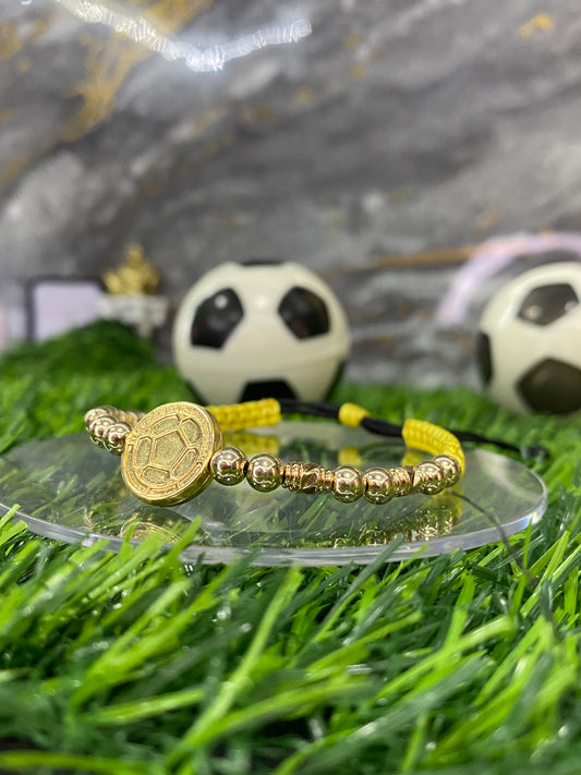 Pulsera Selección Colombia lisa con barriles