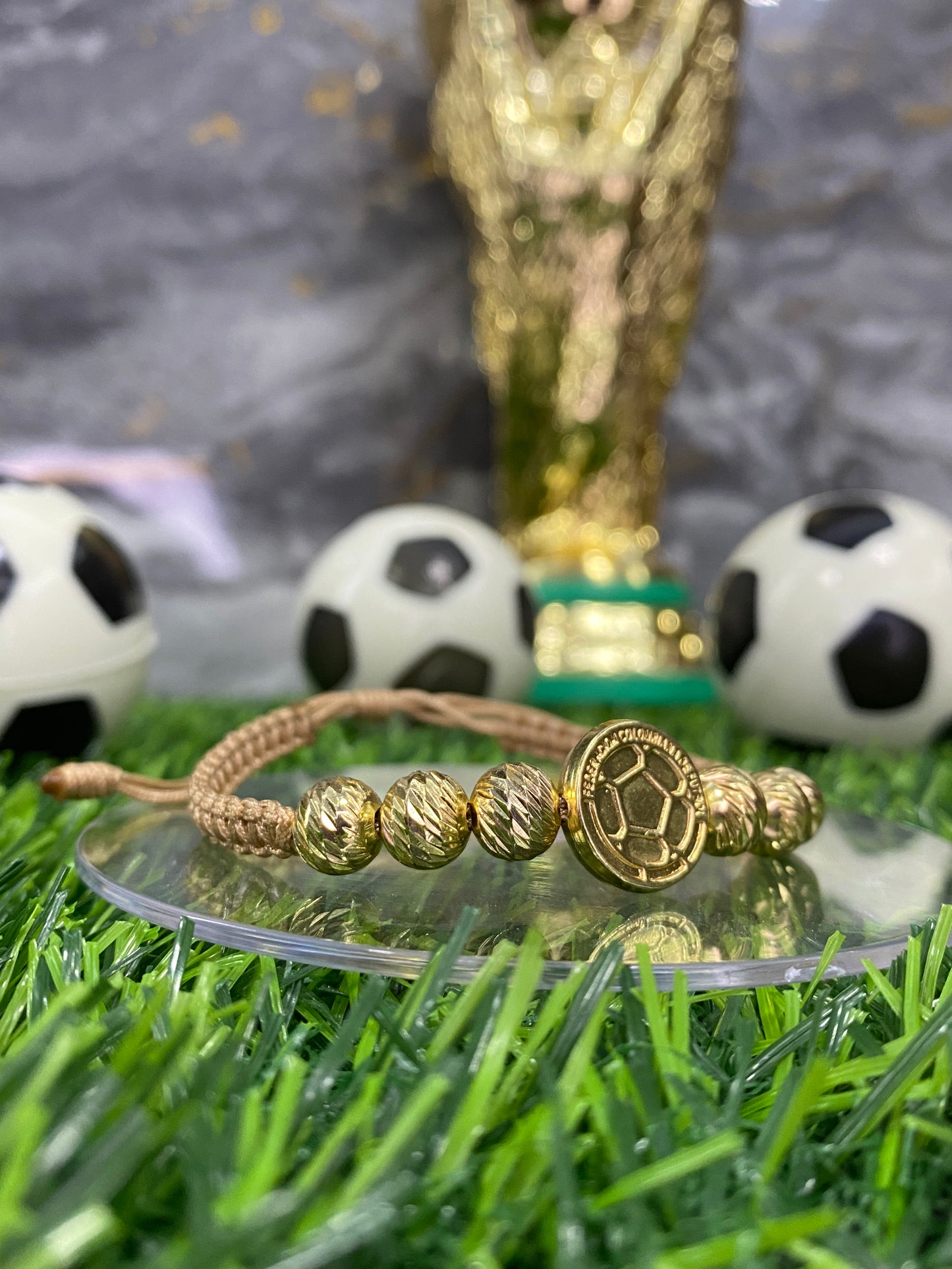 Pulsera Selección Colombia #8 Tipo Oro