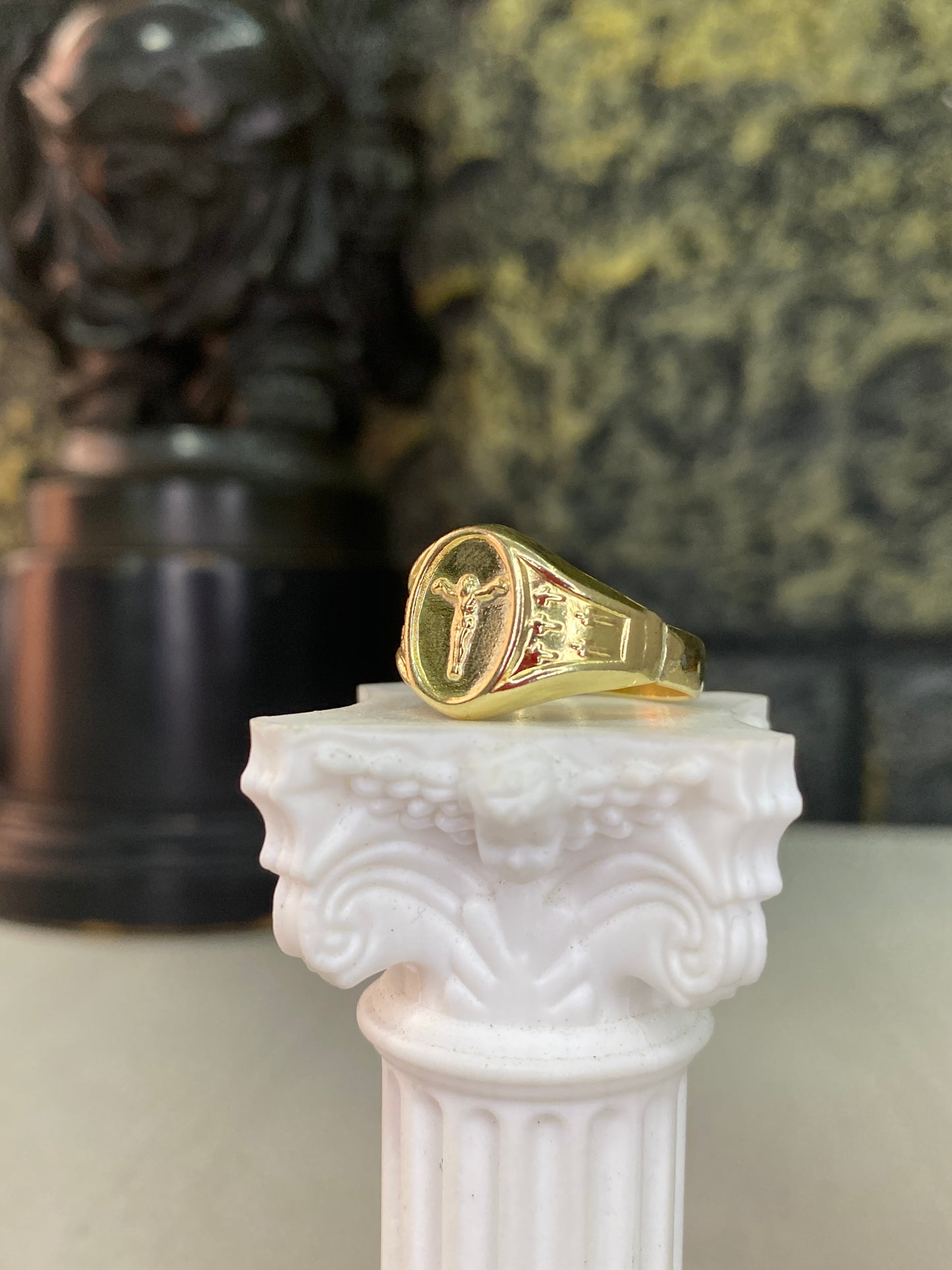 Anillo Equino Troquelado Talla 12