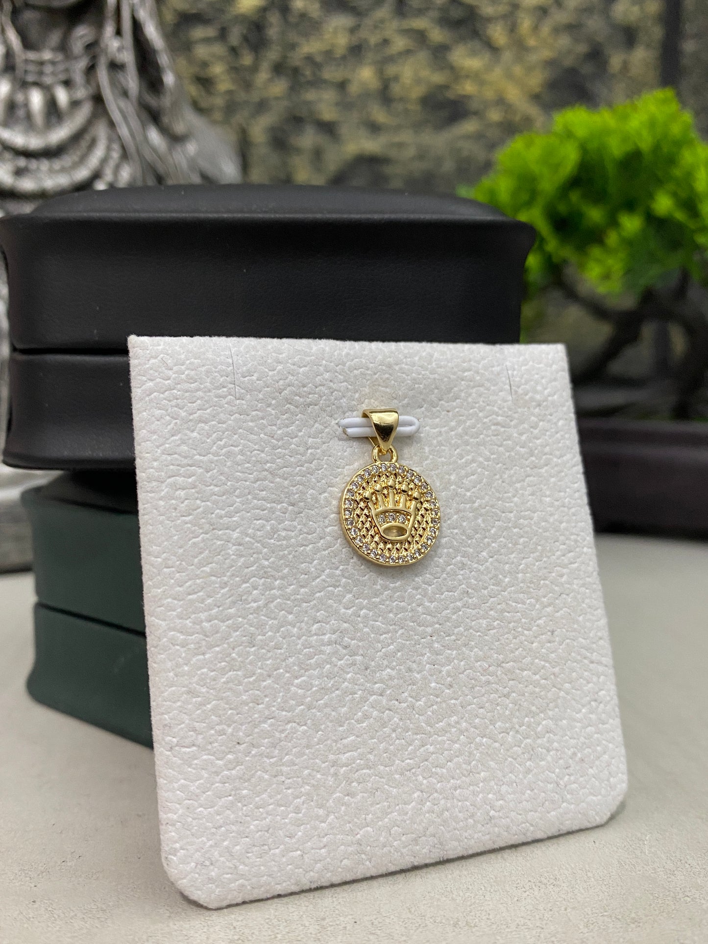 Dije Rolex Circonado blanco