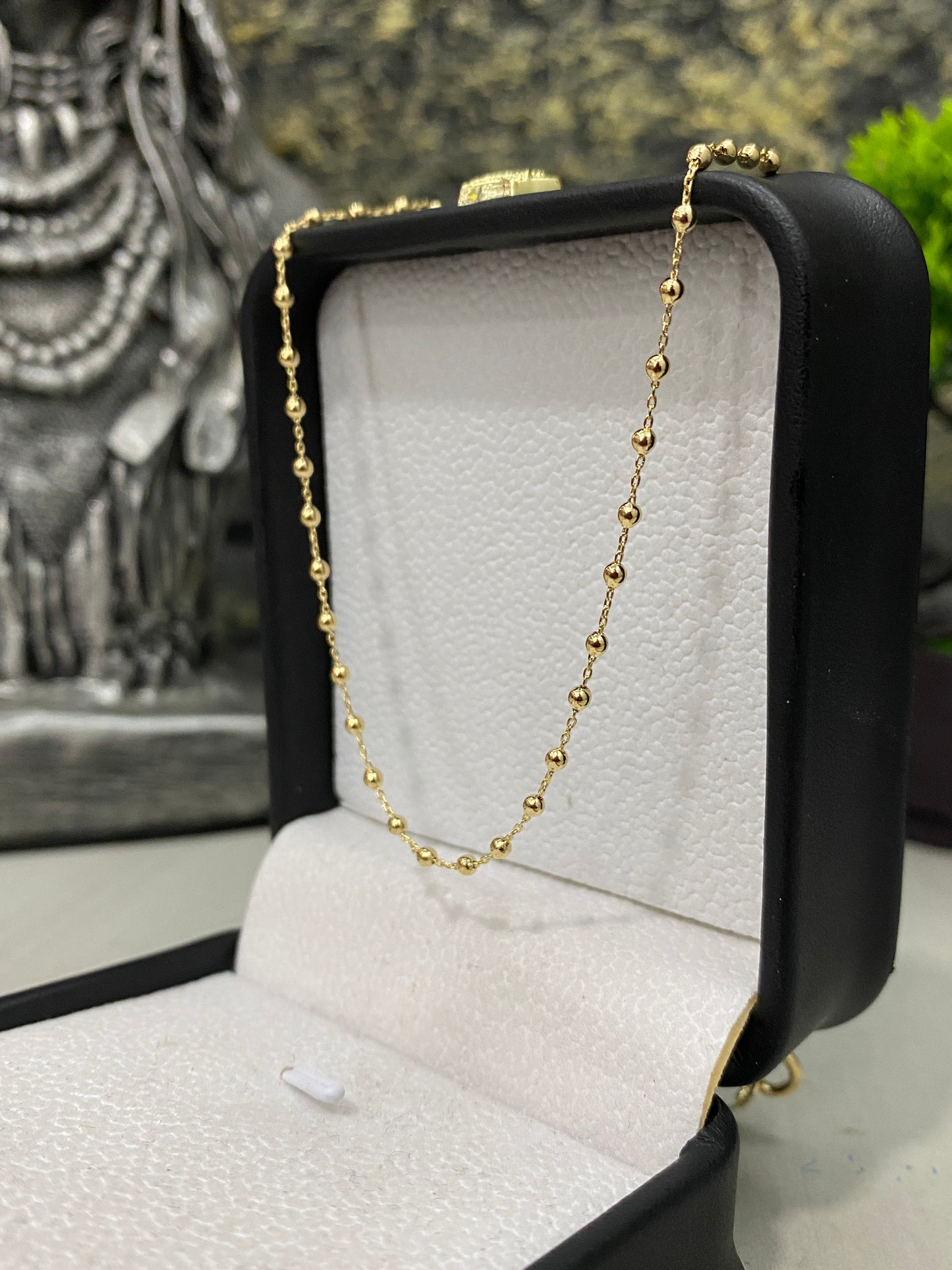 Cadena Importada Tipo Militar lisa 45 CM