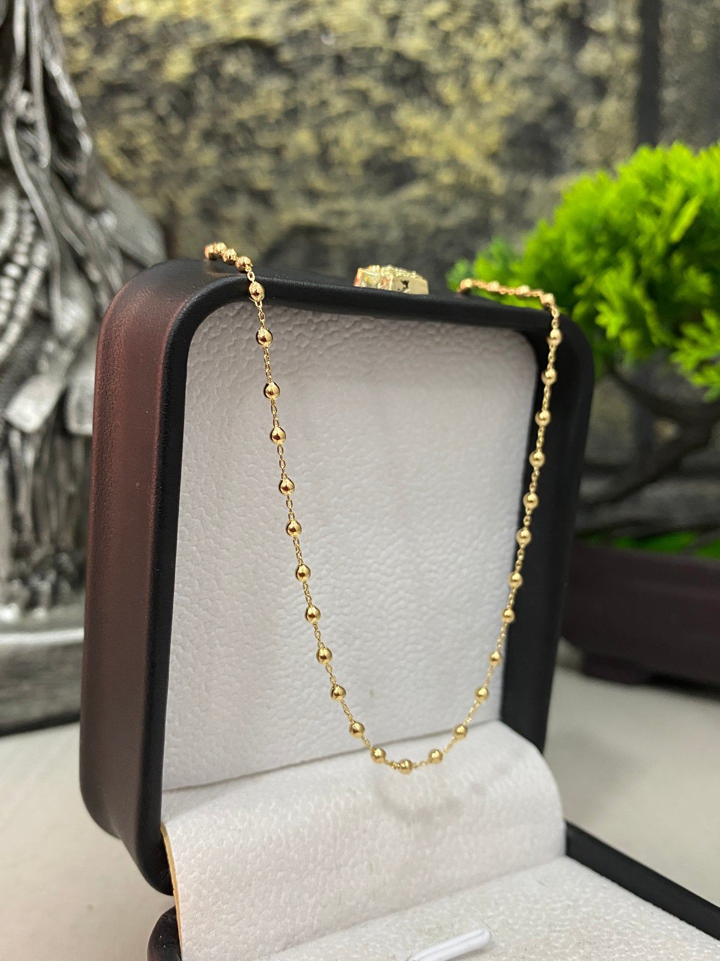 Cadena Importada Tipo Militar lisa 45 CM