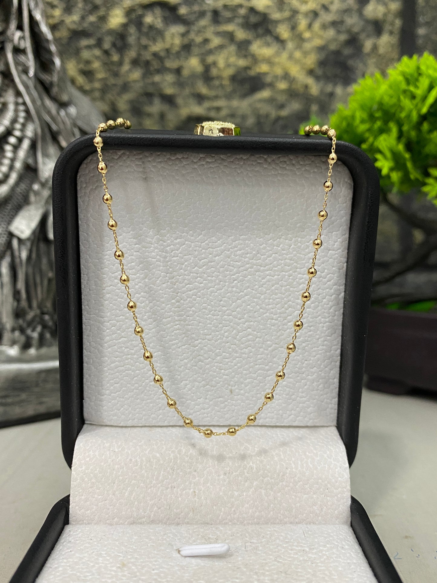 Cadena Importada Tipo Militar lisa 45 CM
