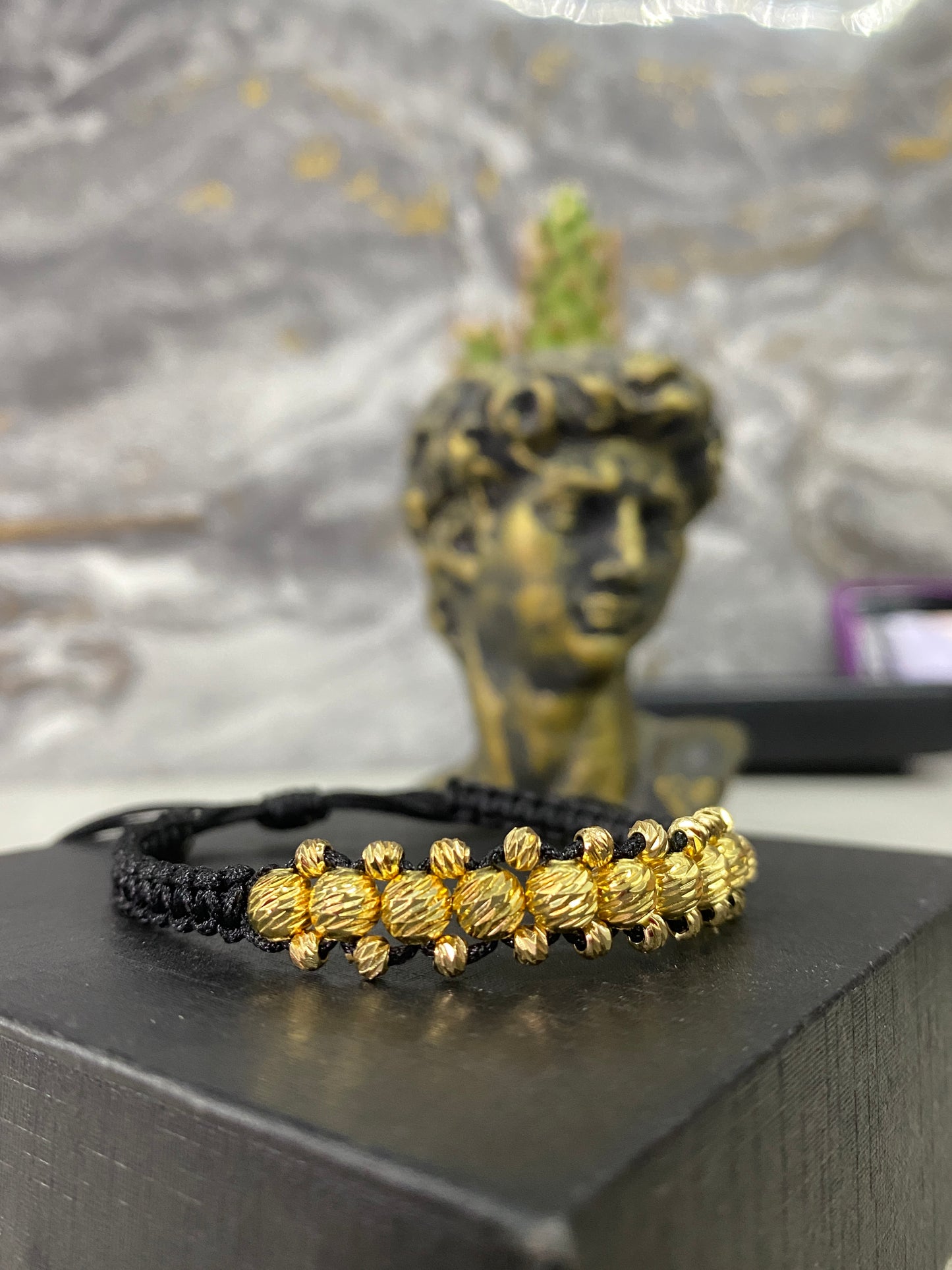 Pulsera 3 carriles diamantada #5