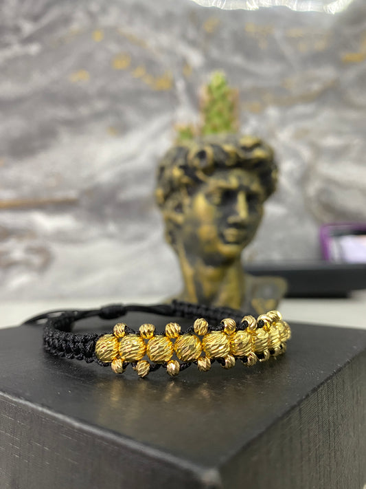 Pulsera 3 carriles diamantada #5