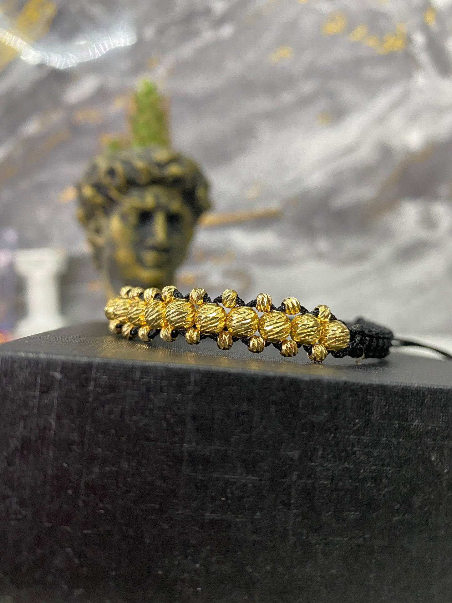 Pulsera 3 carriles diamantada #5