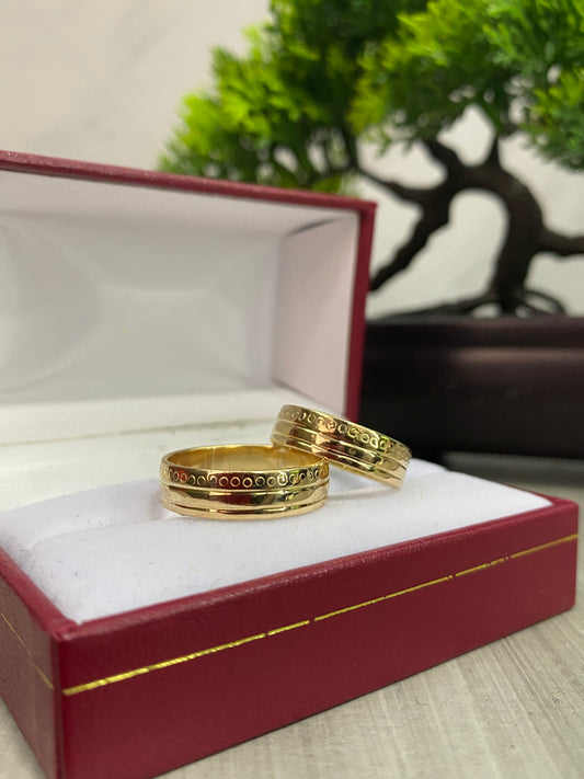 Argollas Matrimoniales lisas Talla 7 & talla 9
