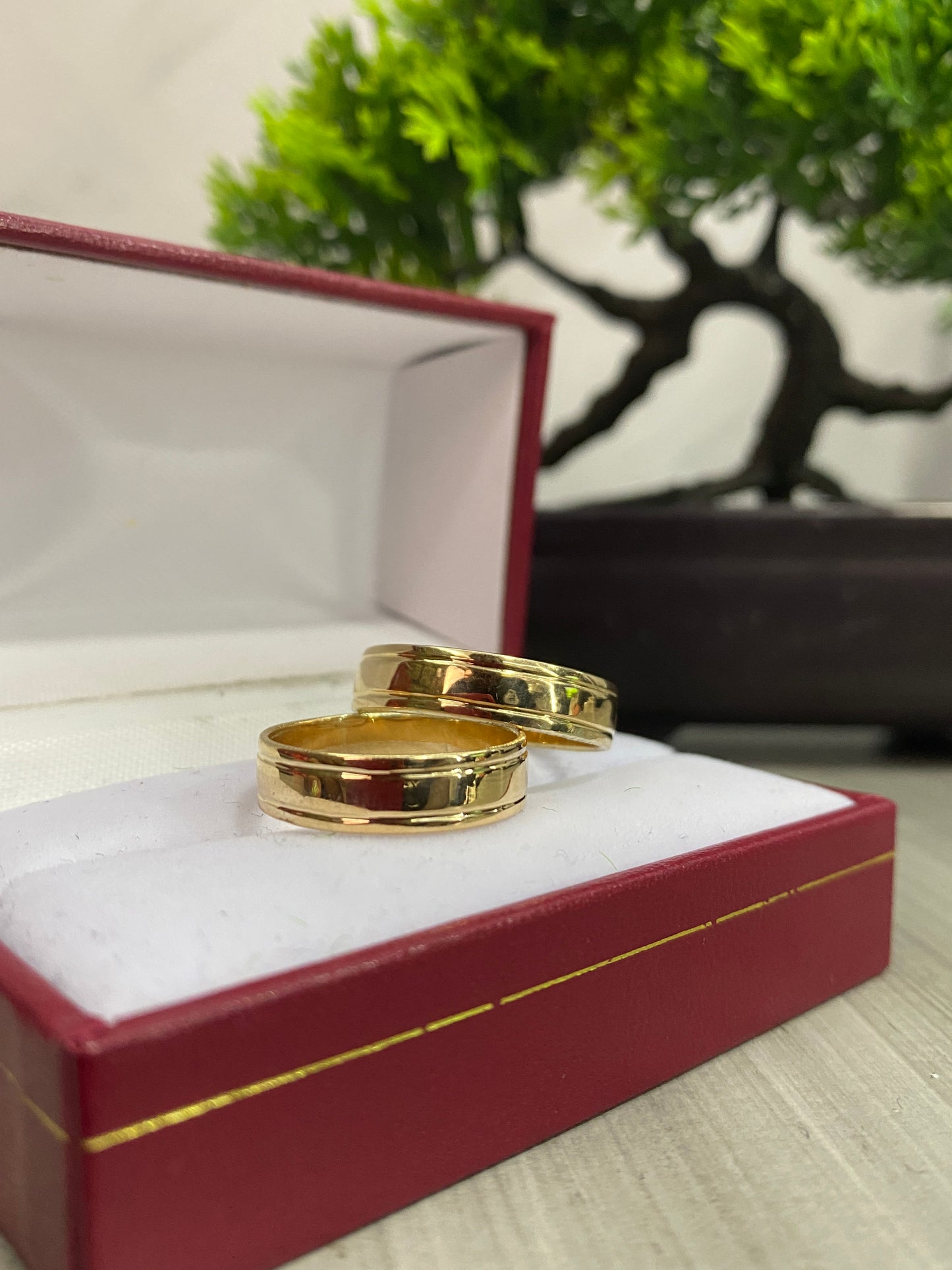 Argollas Matrimoniales Lisas Talla 8 & talla 11