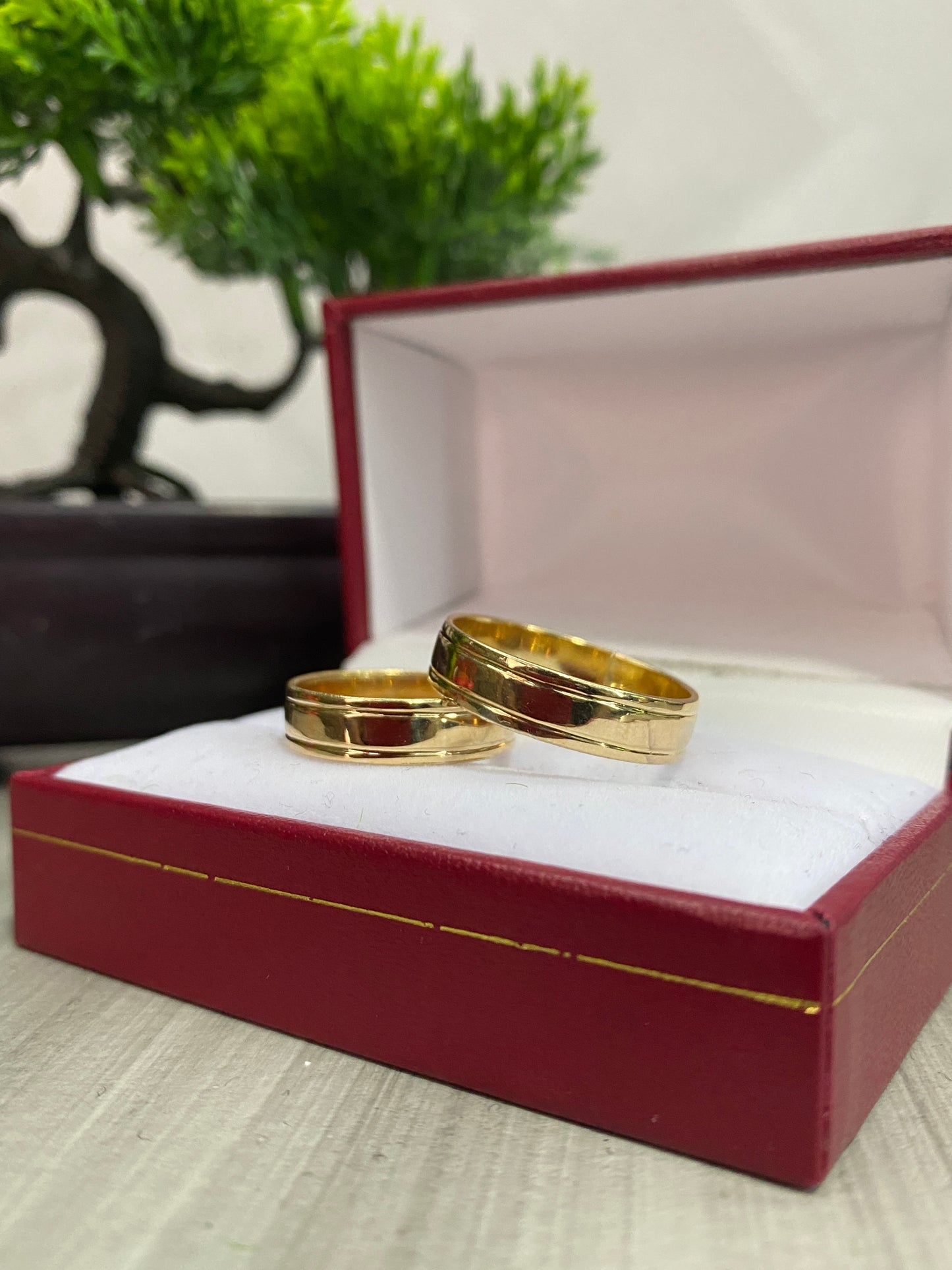Argollas Matrimoniales Lisas Talla 8 & talla 11