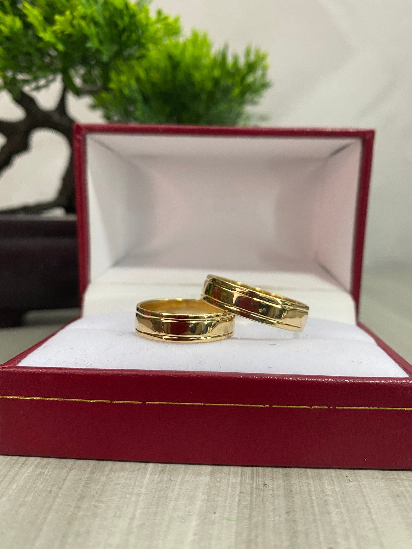 Argollas Matrimoniales Lisas Talla 8 & talla 11