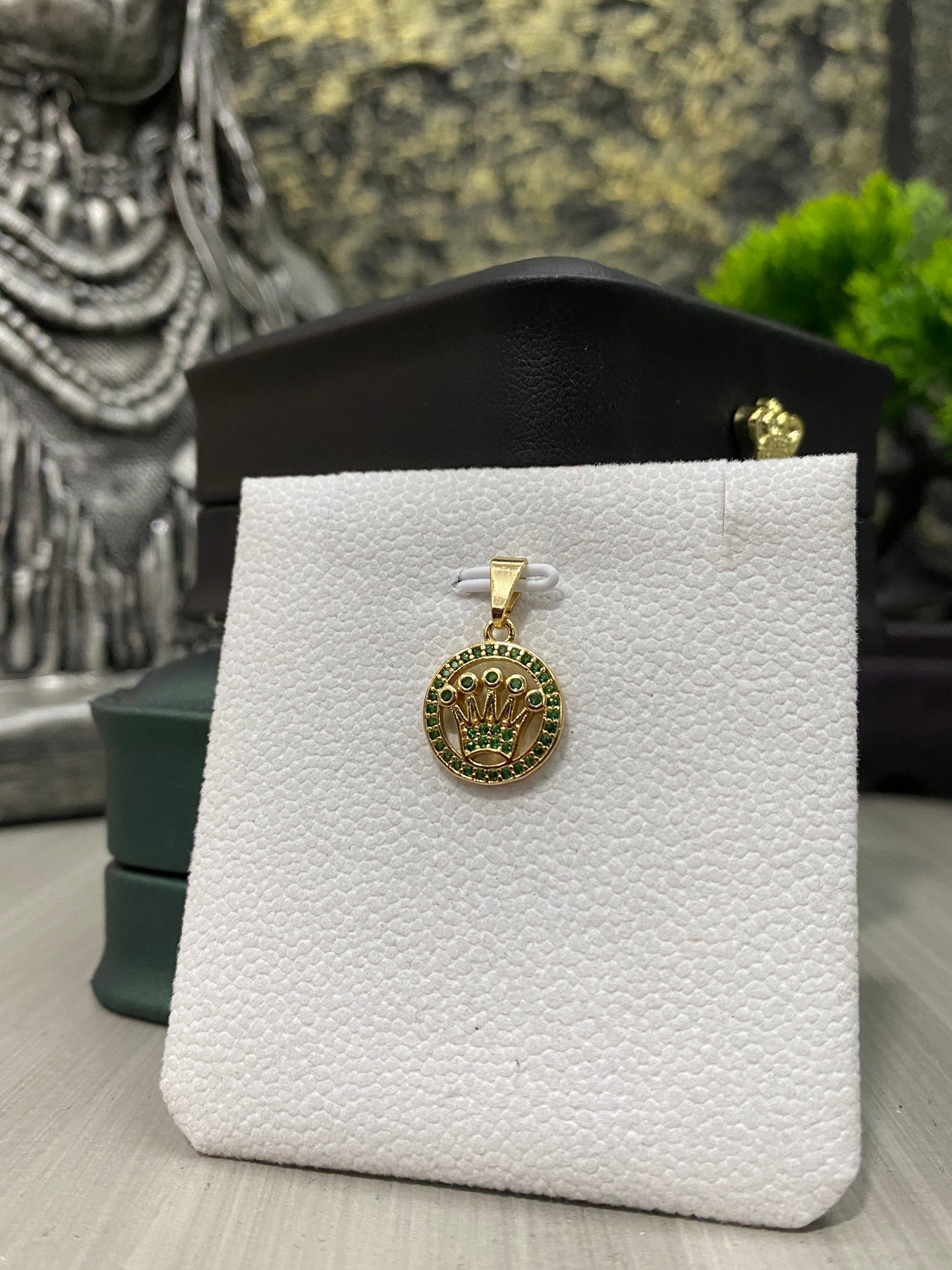 Dije Rolex Circones verdes