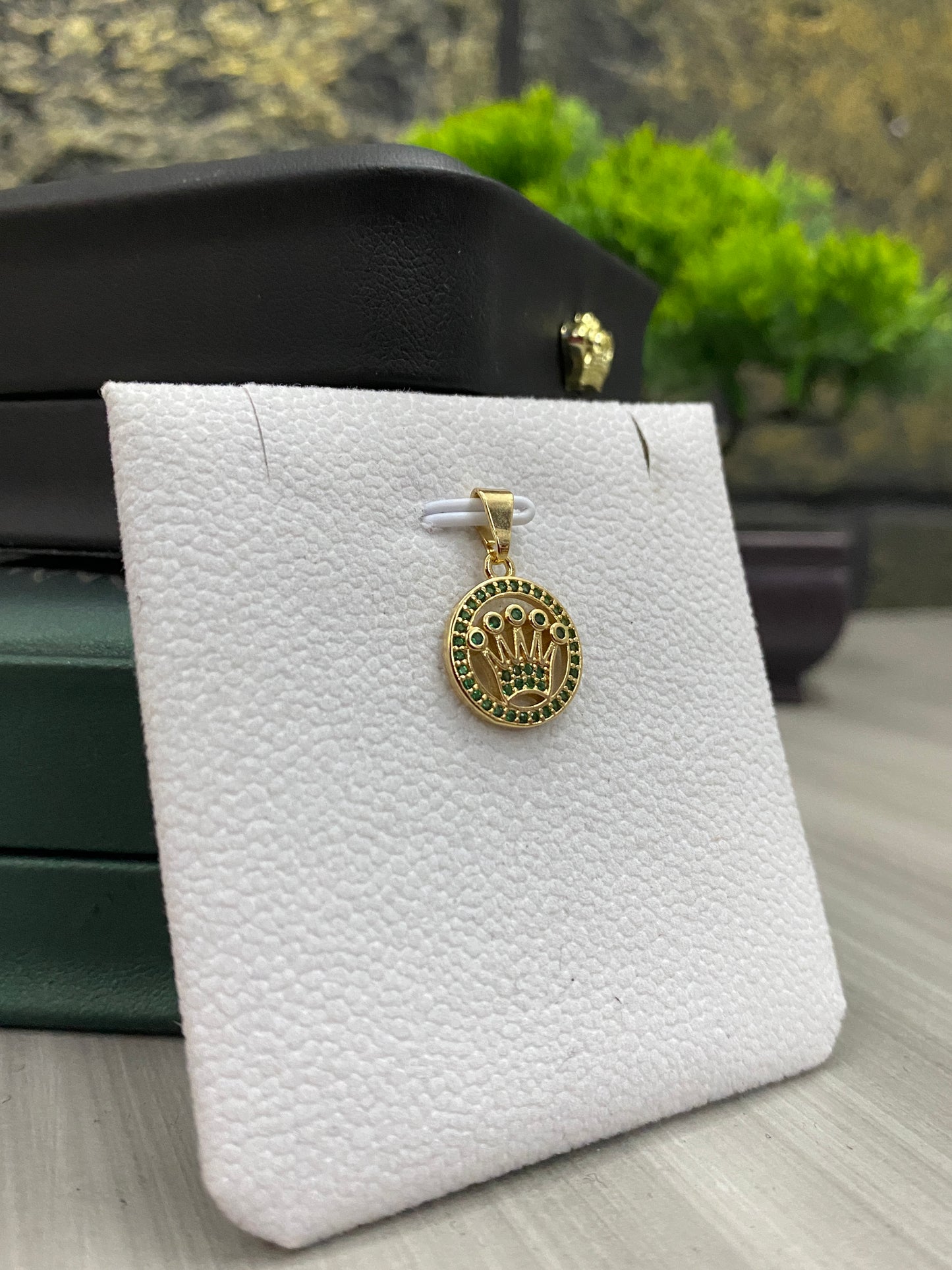 Dije Rolex Circones verdes