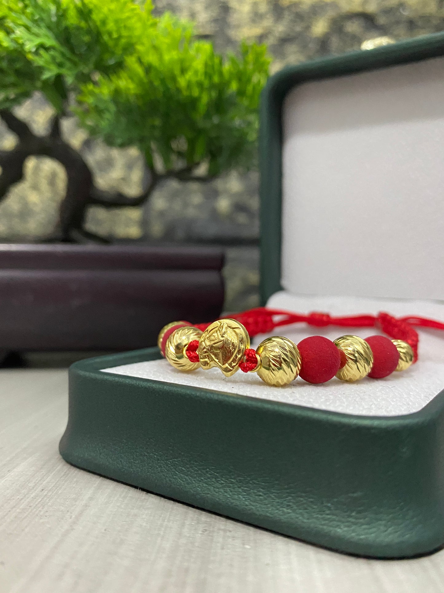 Pulsera Equina #8 y #6 tipo oro