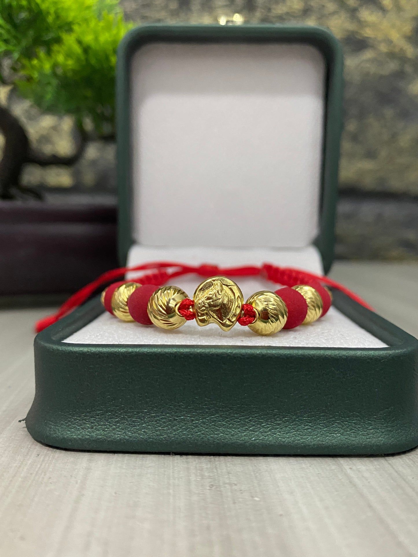 Pulsera Equina #8 y #6 tipo oro