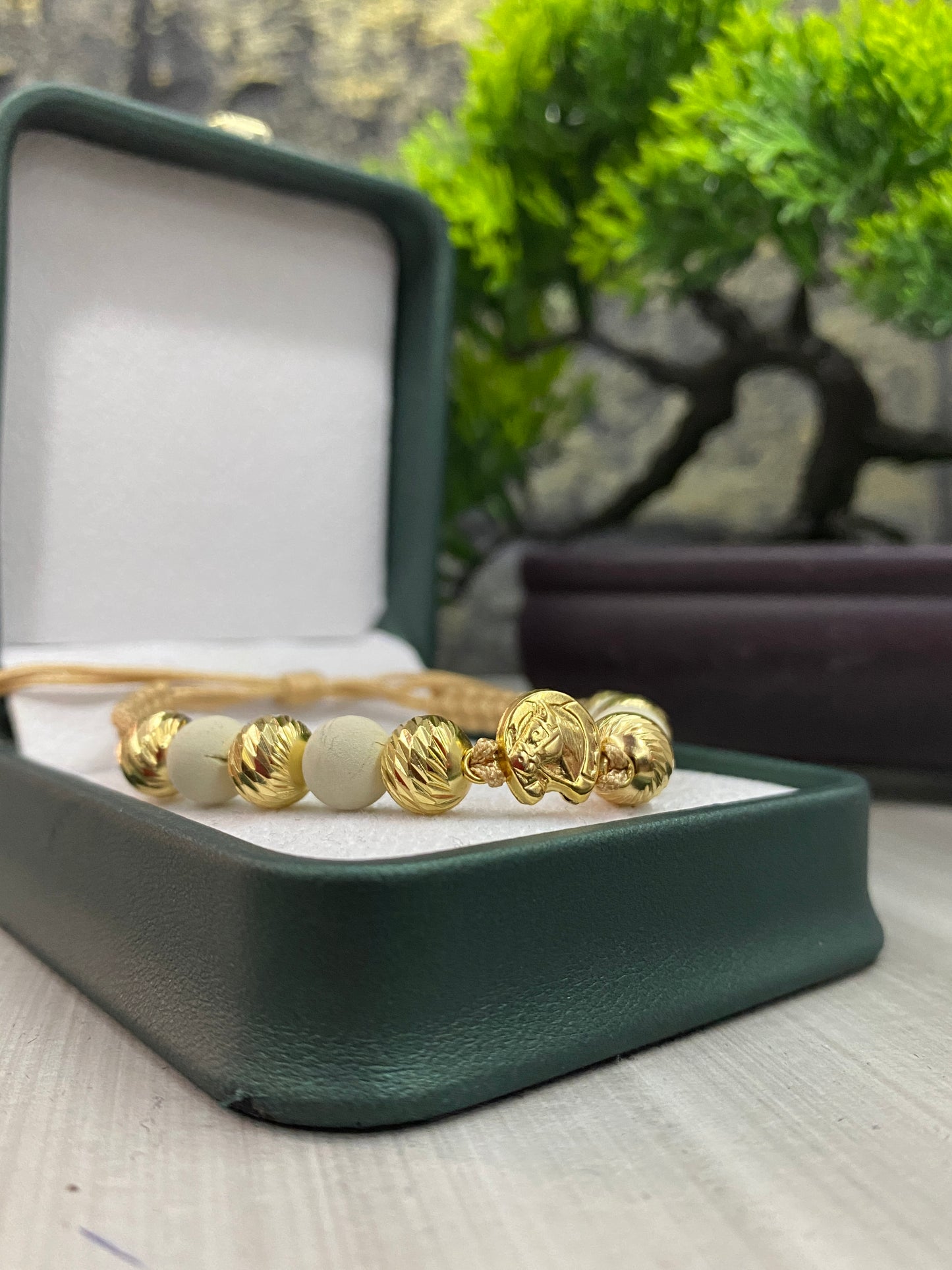 Pulsera Equina #8 tipo oro