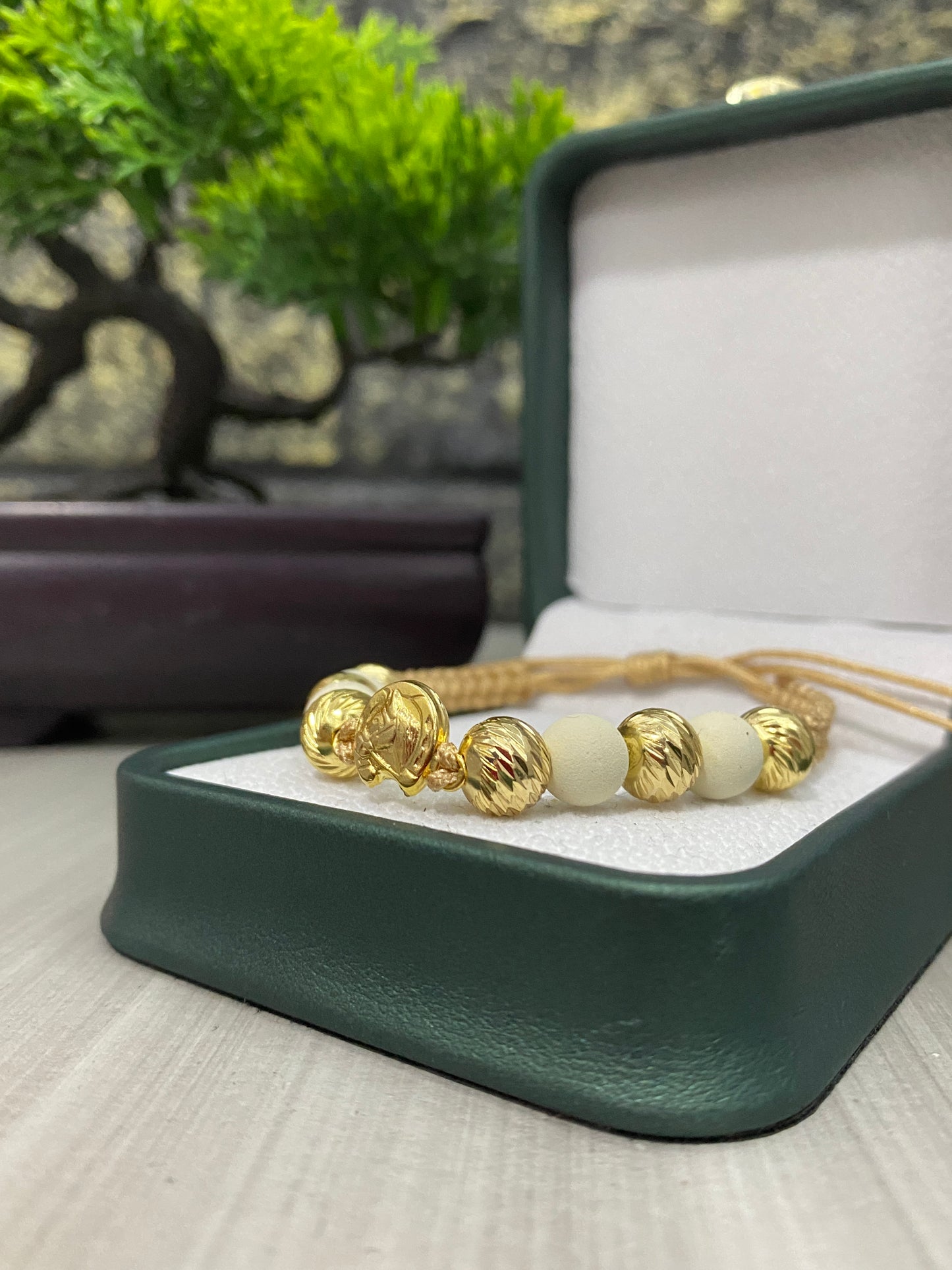 Pulsera Equina #8 tipo oro