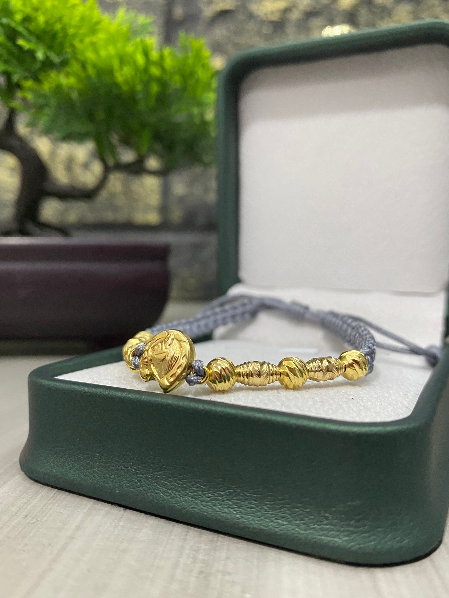 Pulsera equina diamantada y barriles