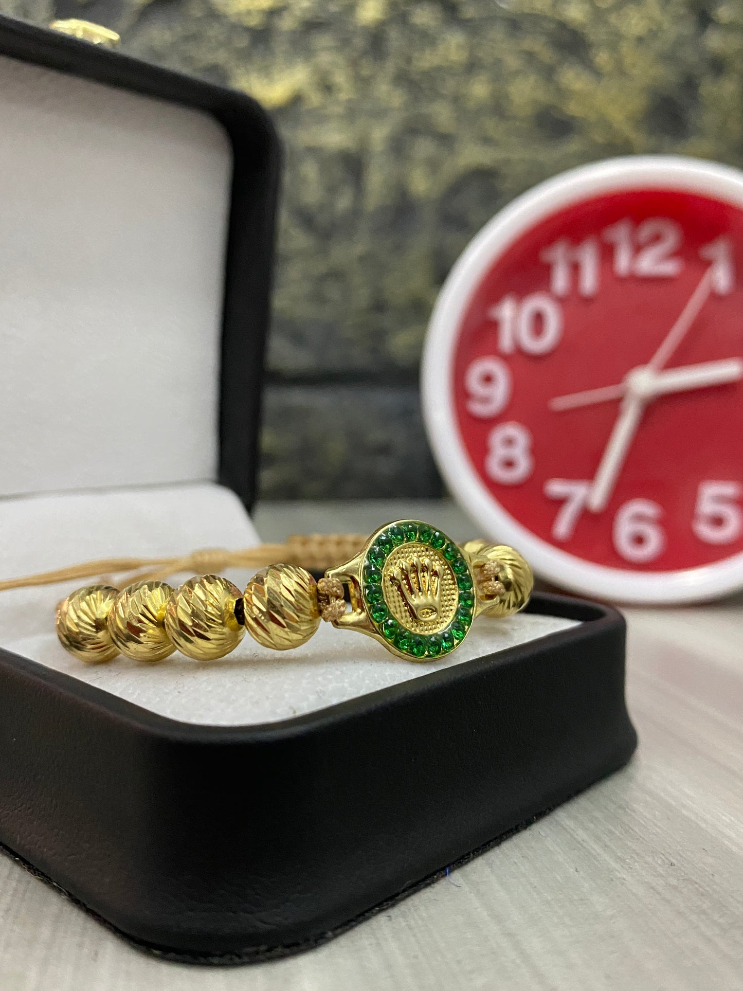 Pulsera Rolex Pulso circonado #8 tipo oro