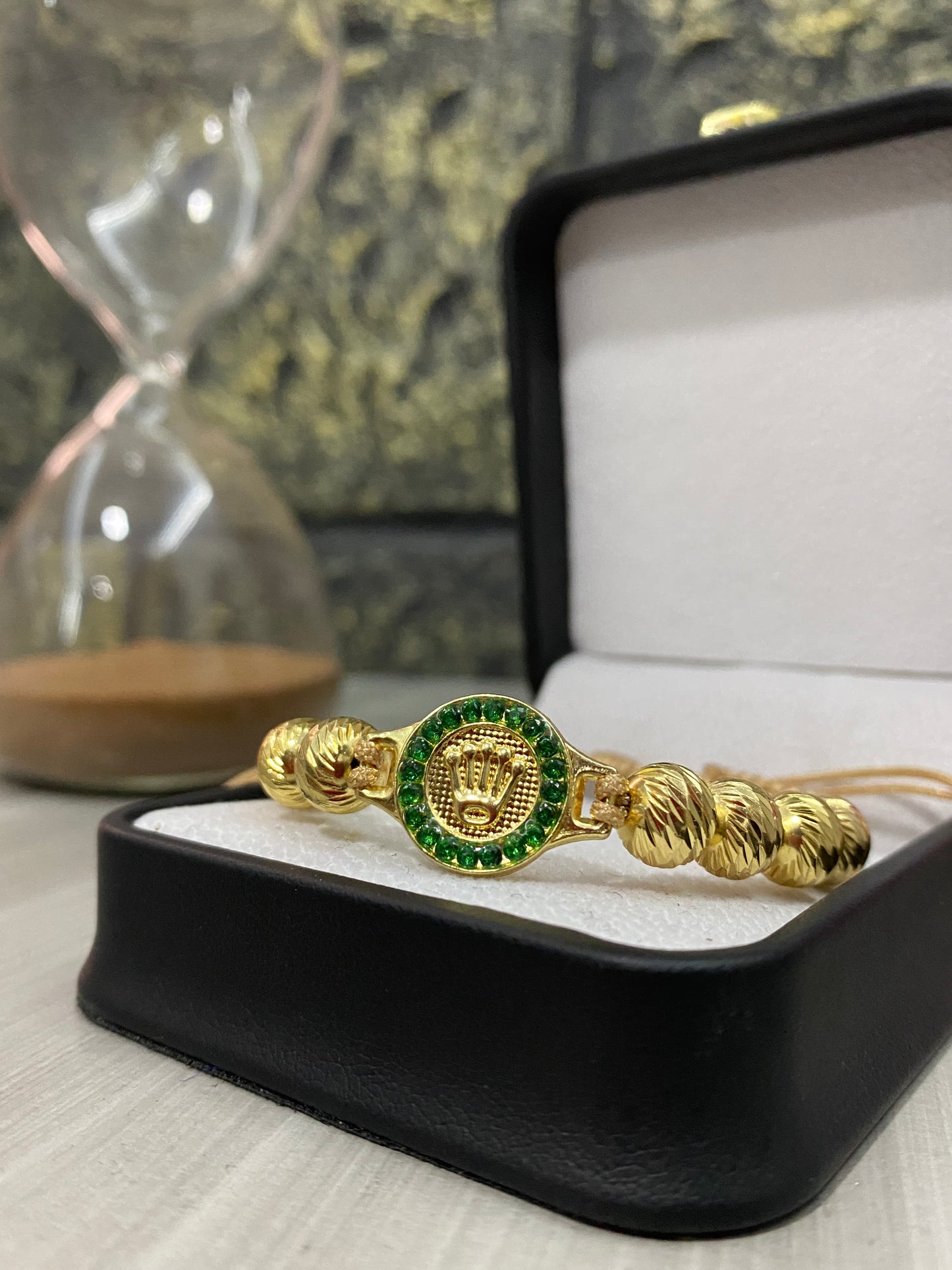 Pulsera Rolex Pulso circonado #8 tipo oro